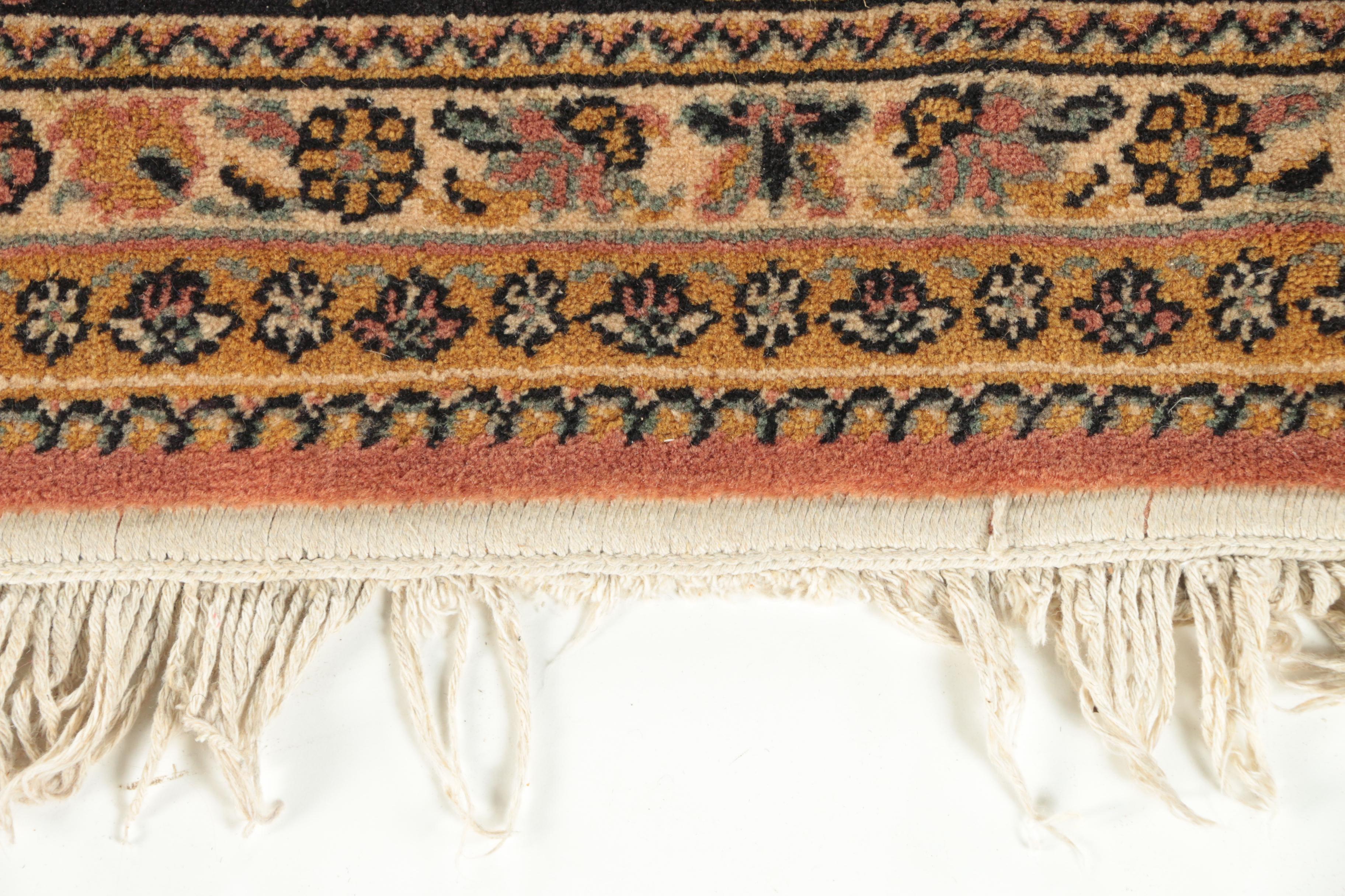 Power-Loomed Belgian Persian-Style Wool Area Rug