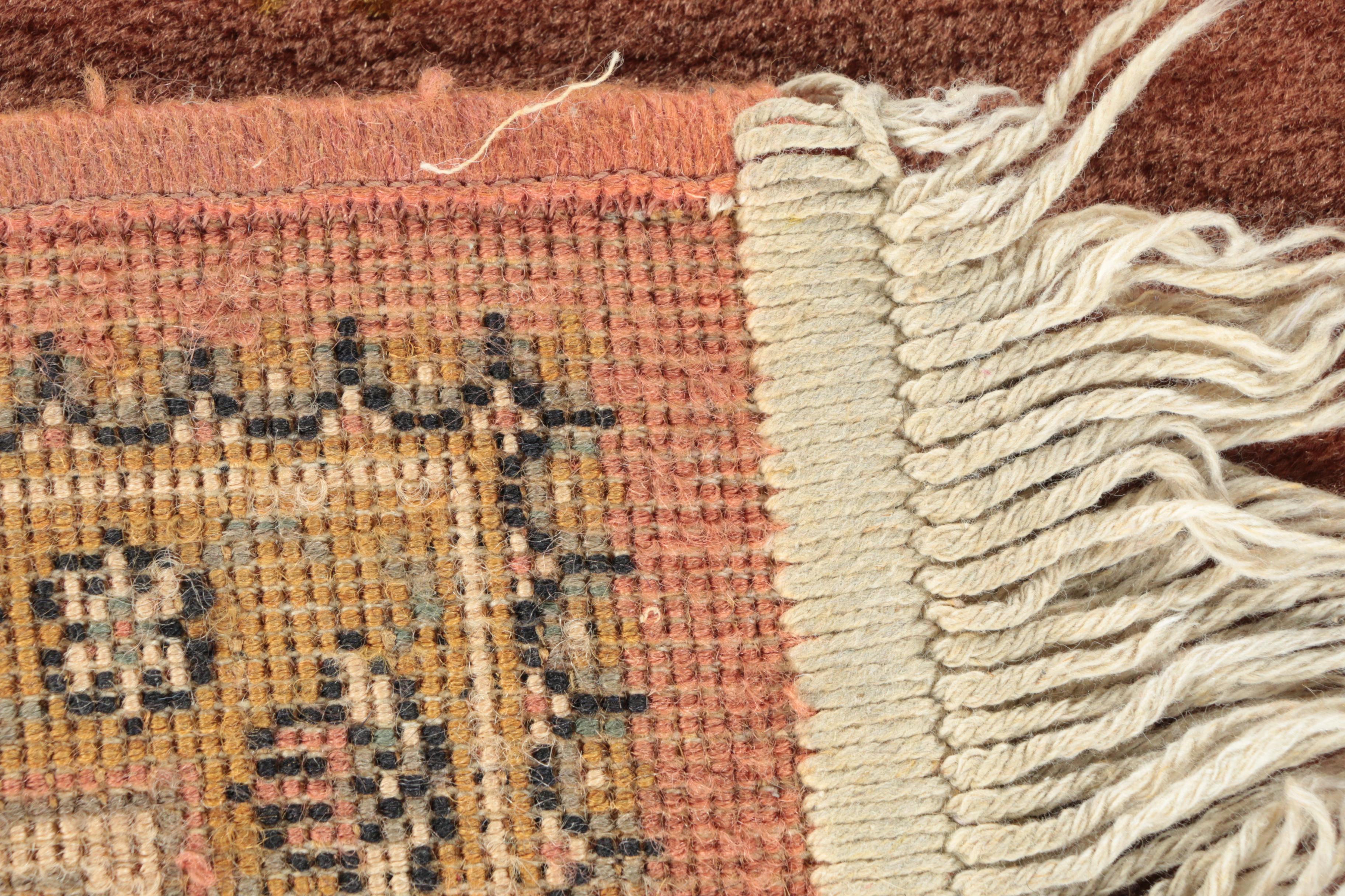 Power-Loomed Belgian Persian-Style Wool Area Rug