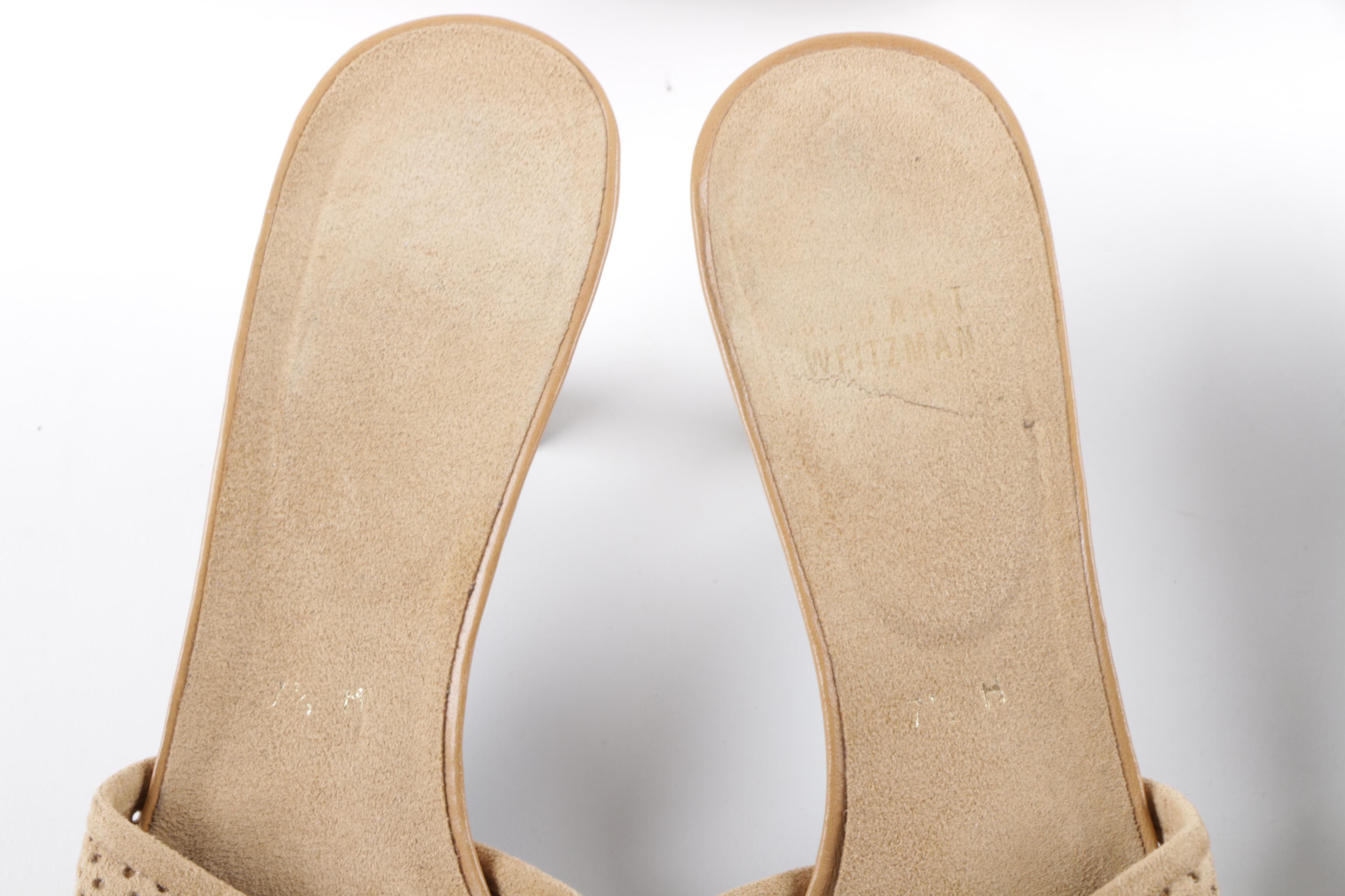 Women's Slides and Strap Sandals Featuring Stuart Weitzman and Elie Tahari