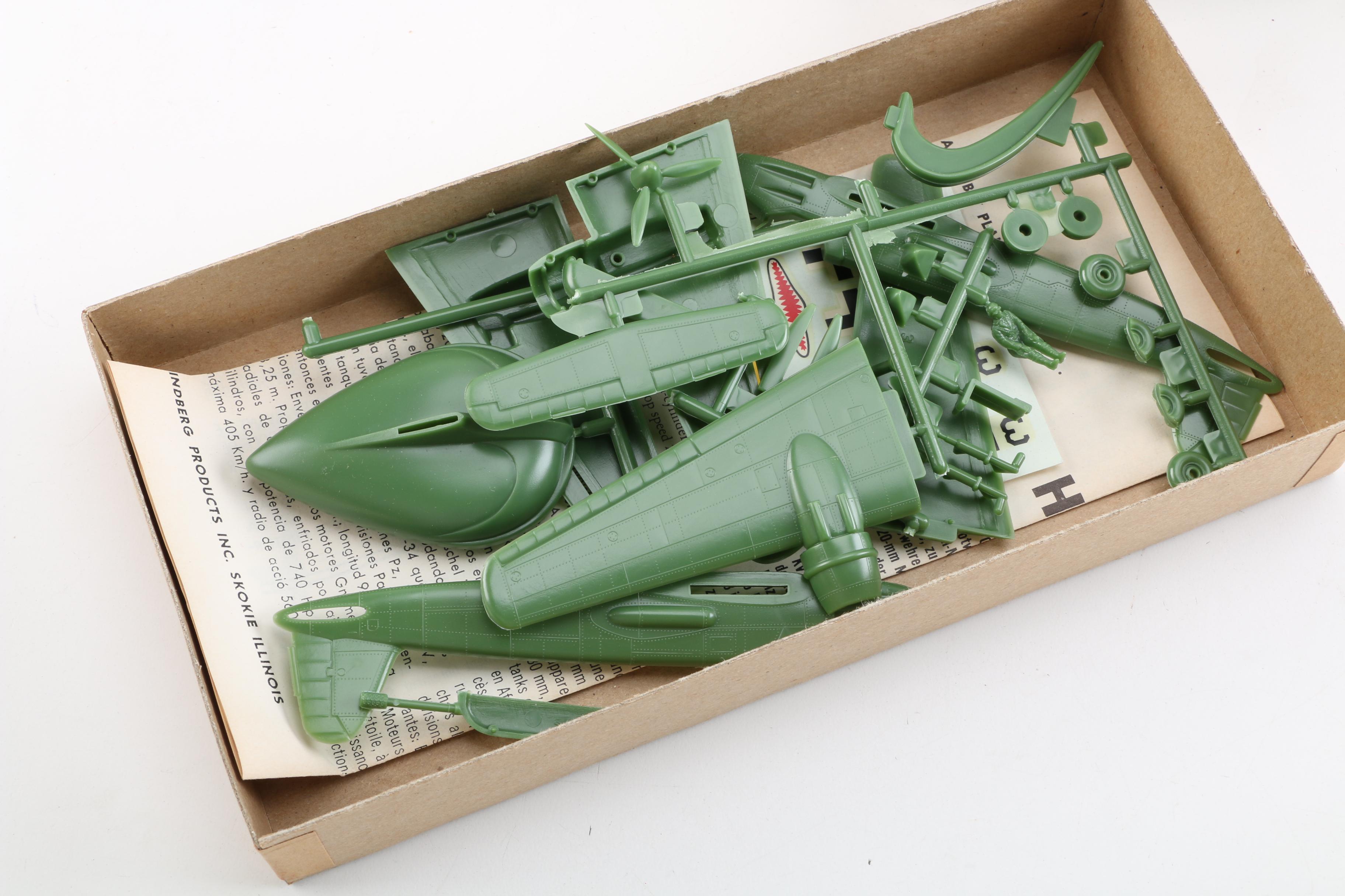 Military Aircraft Model Kits Including Lindberg