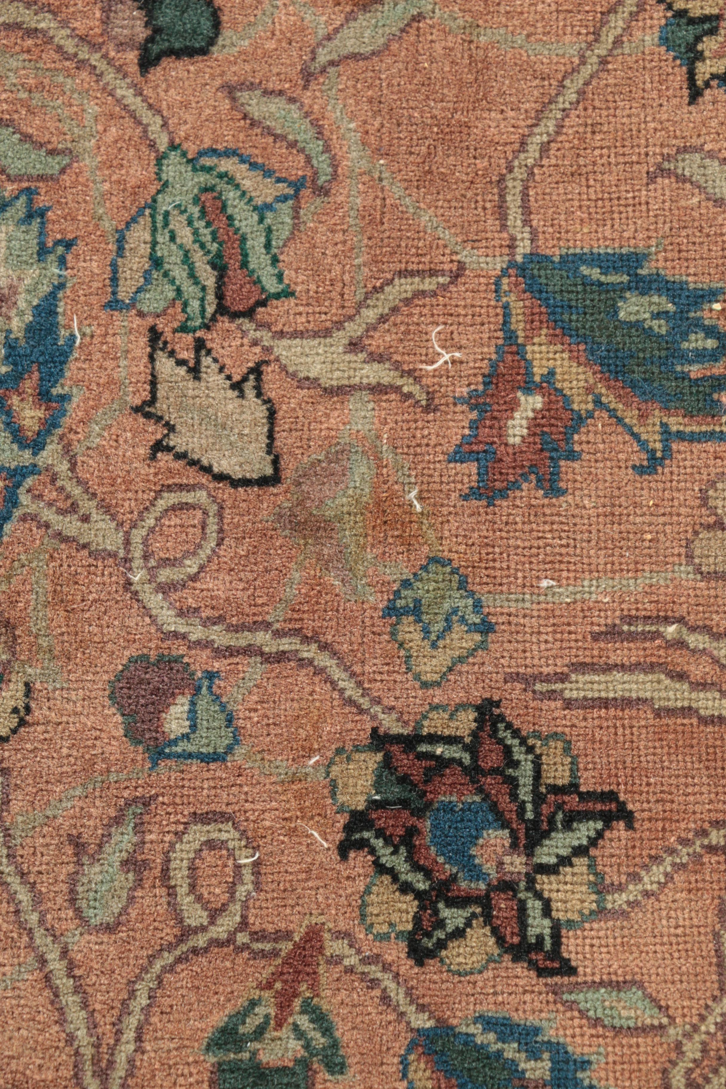 Finely Hand-Knotted Persian Tabriz Wool Room Sized Rug