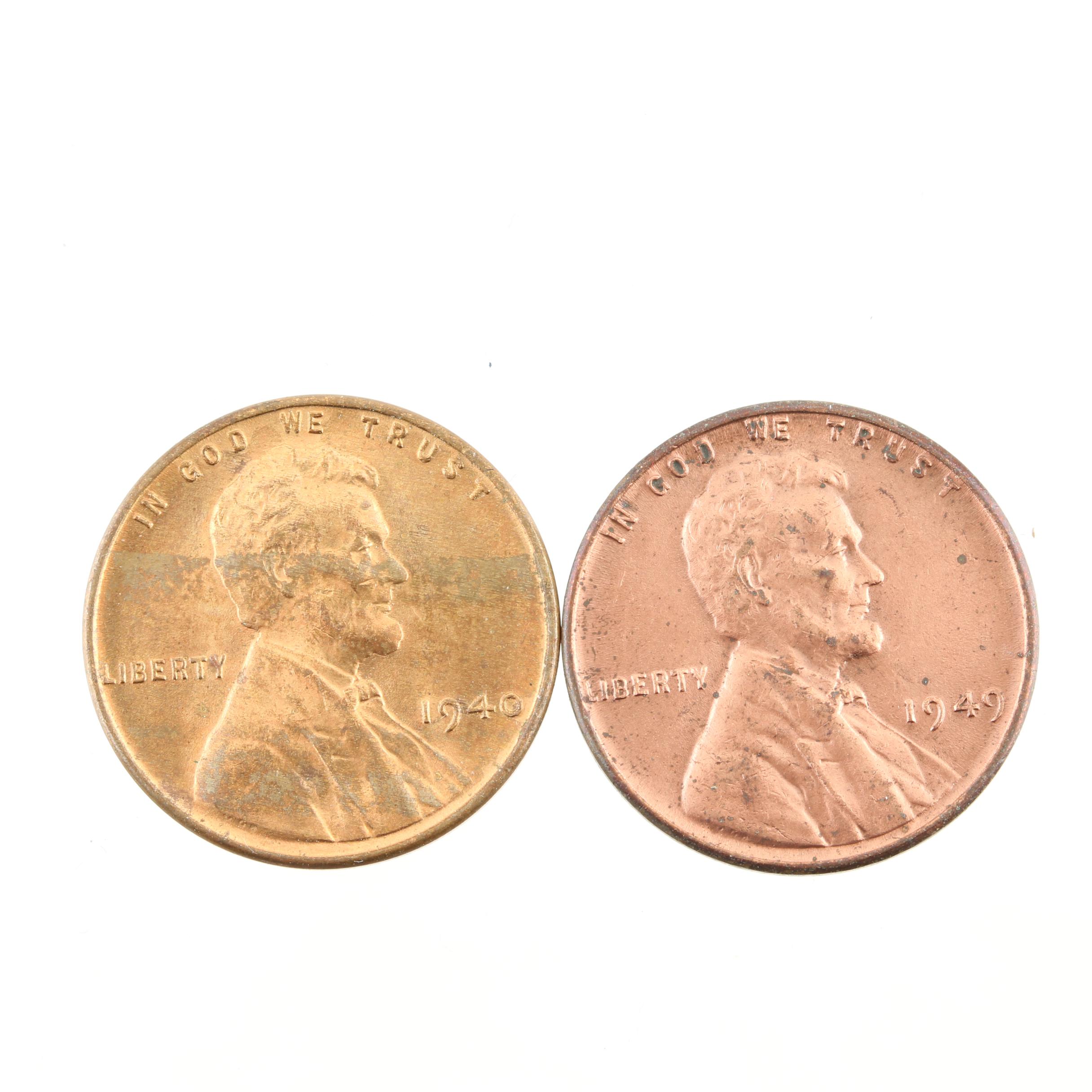 Group of 250 Various Lincoln Cents