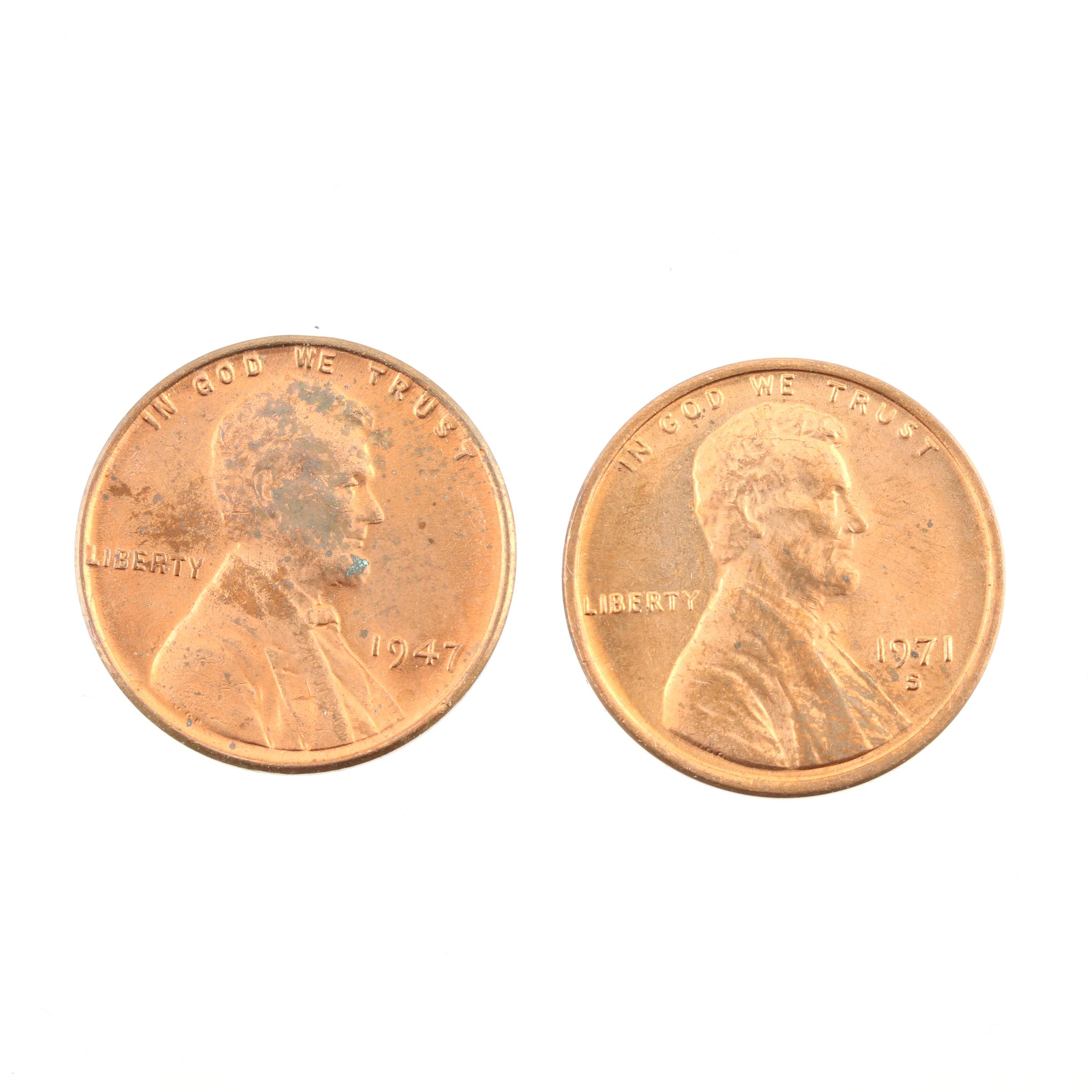 Group of 250 Various Lincoln Cents