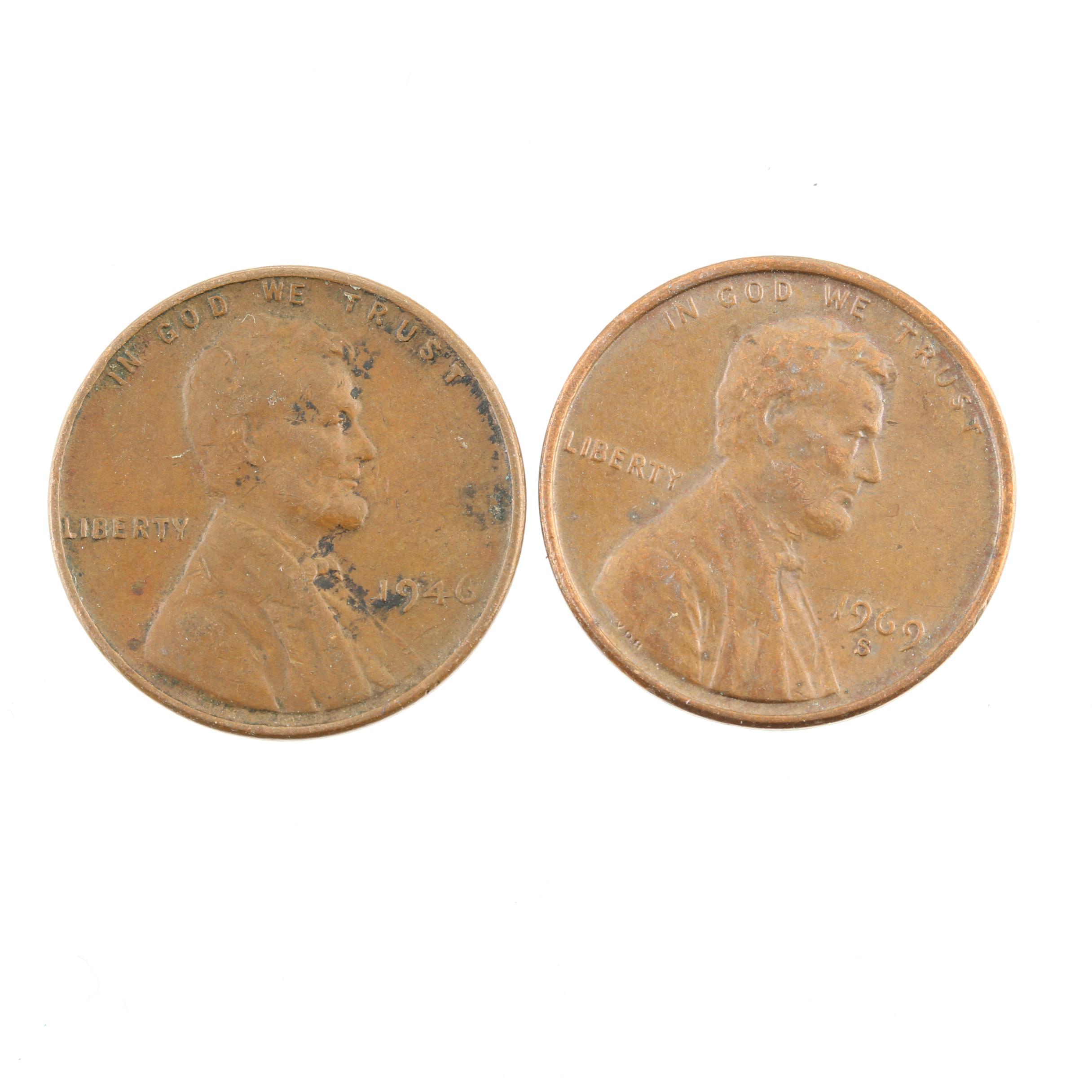 Group of 250 Various Lincoln Cents