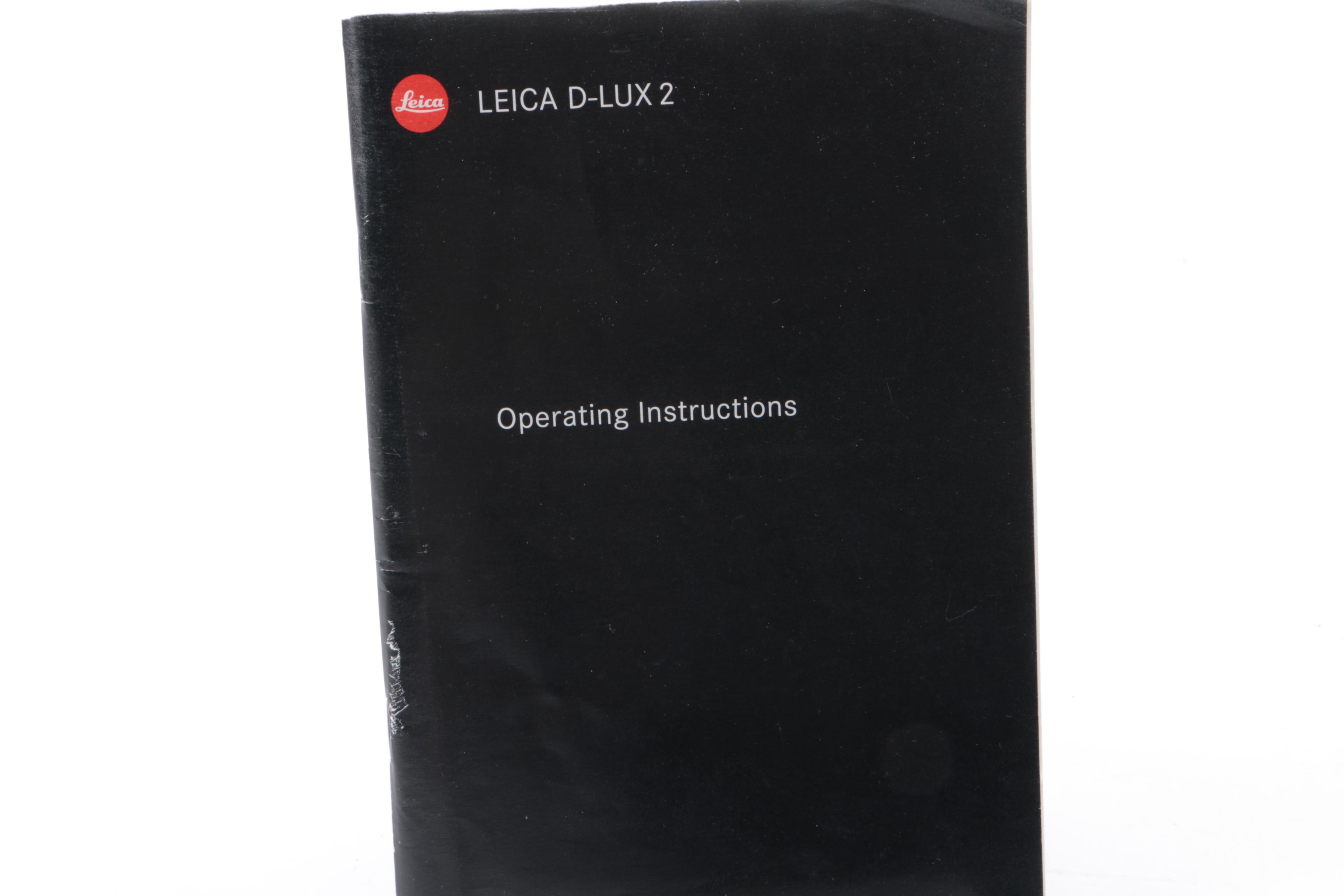 Leica D-LUX 2 Digital Camera with Case and Accessories