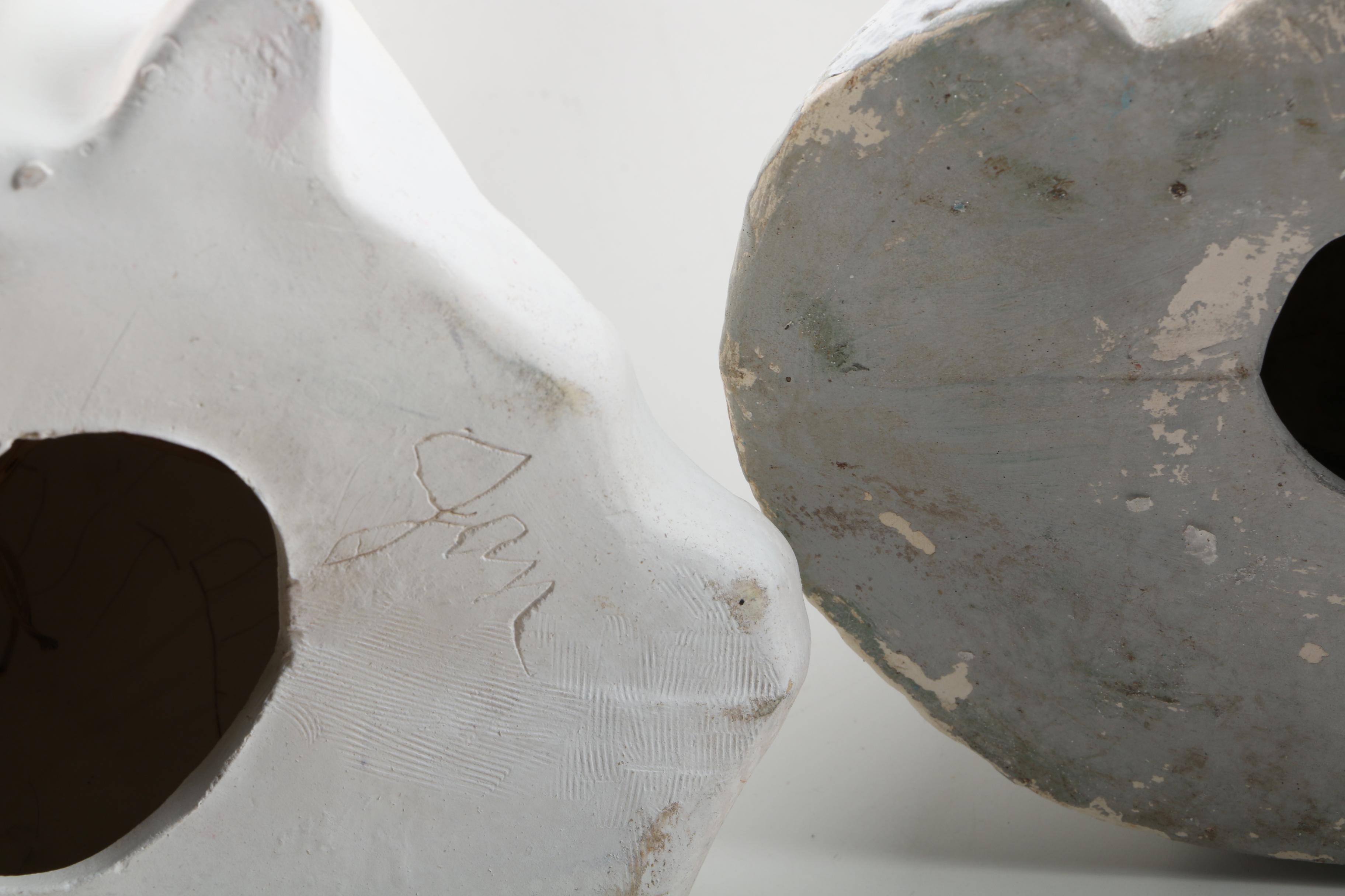 Vintage Ceramic Angel Candle Holders