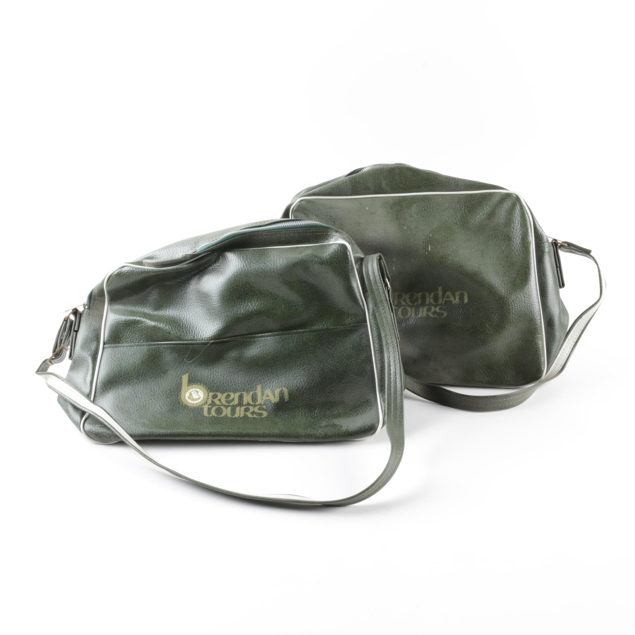 Vintage Brendan Tours Vinyl Totes