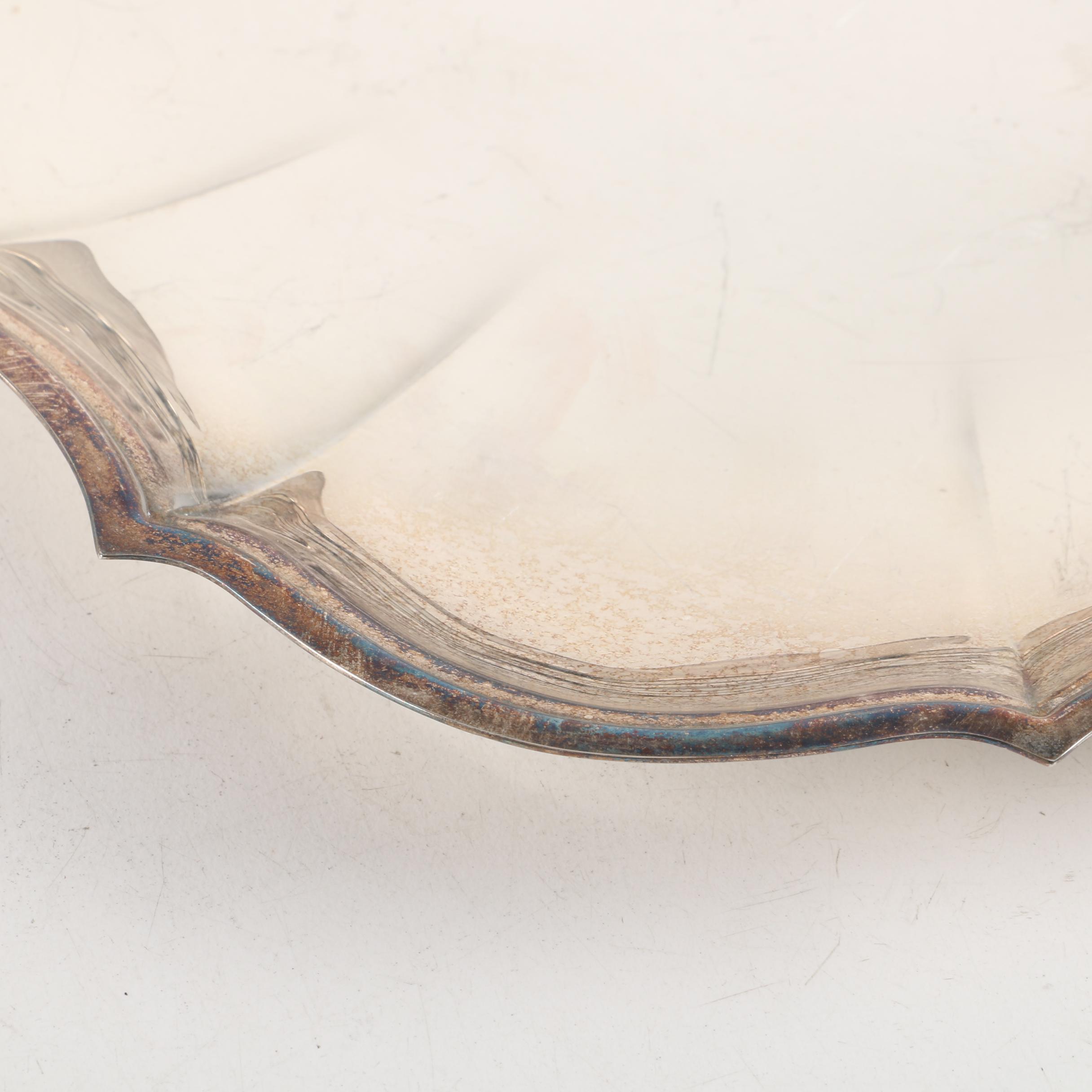 Reed & Barton "Holiday" Serving Dish with Other Silver Plate Tableware