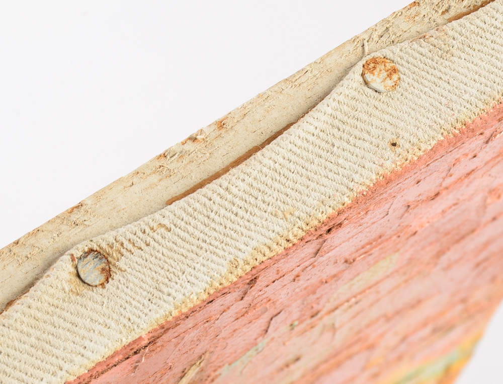 Emanuel Pierre-Charles Original Oil Painting on Canvas of Harbor Scene