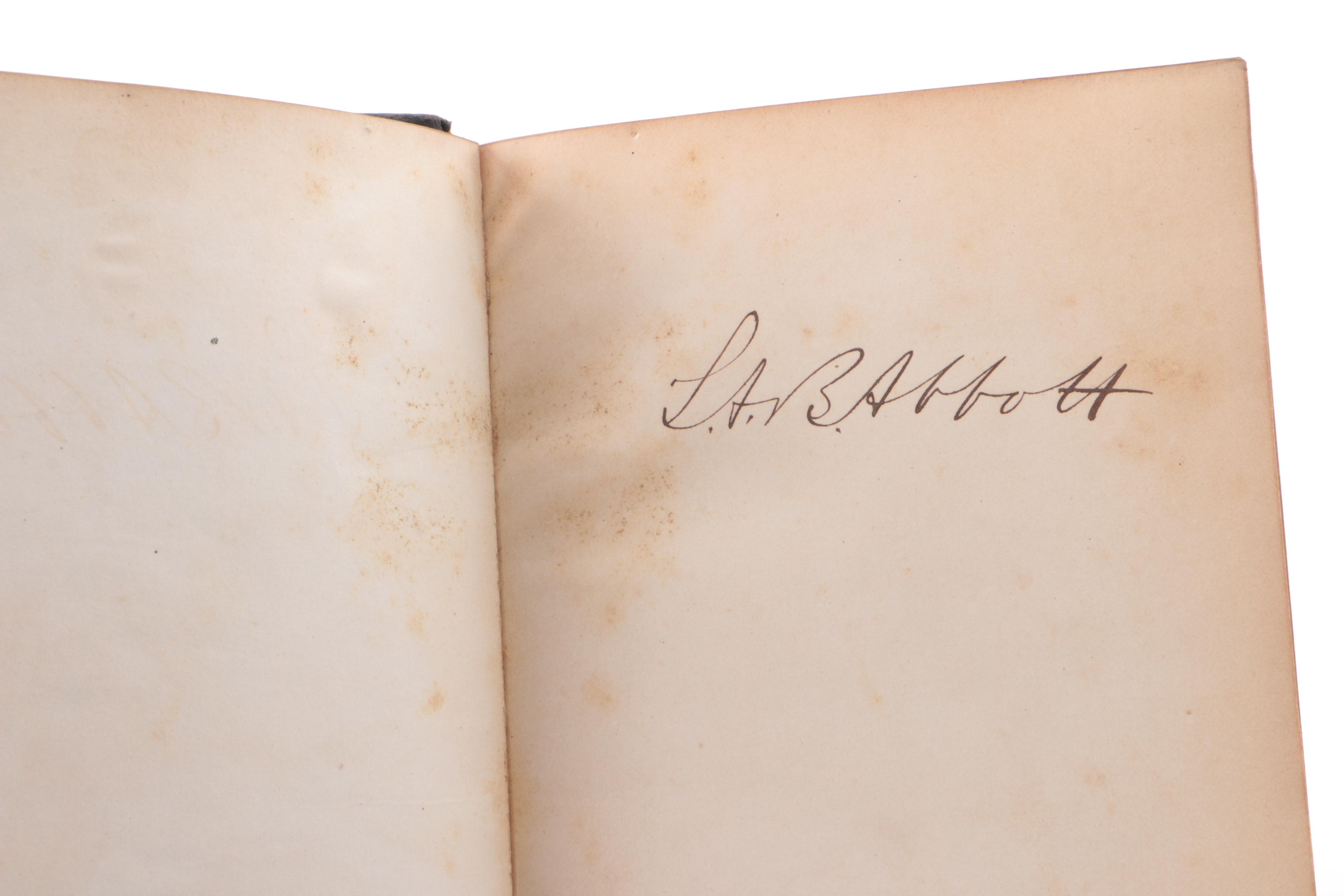 1860 "Bunyan's Complete Works" and 1866 "Tennyson's Poems"