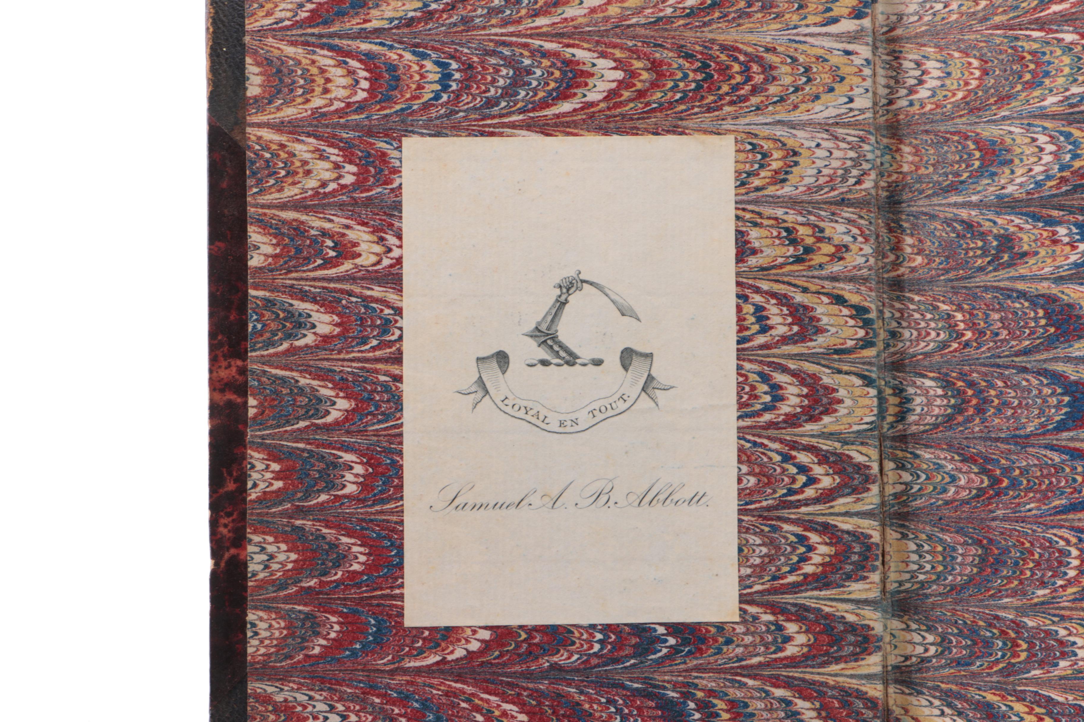 1860 "Bunyan's Complete Works" and 1866 "Tennyson's Poems"