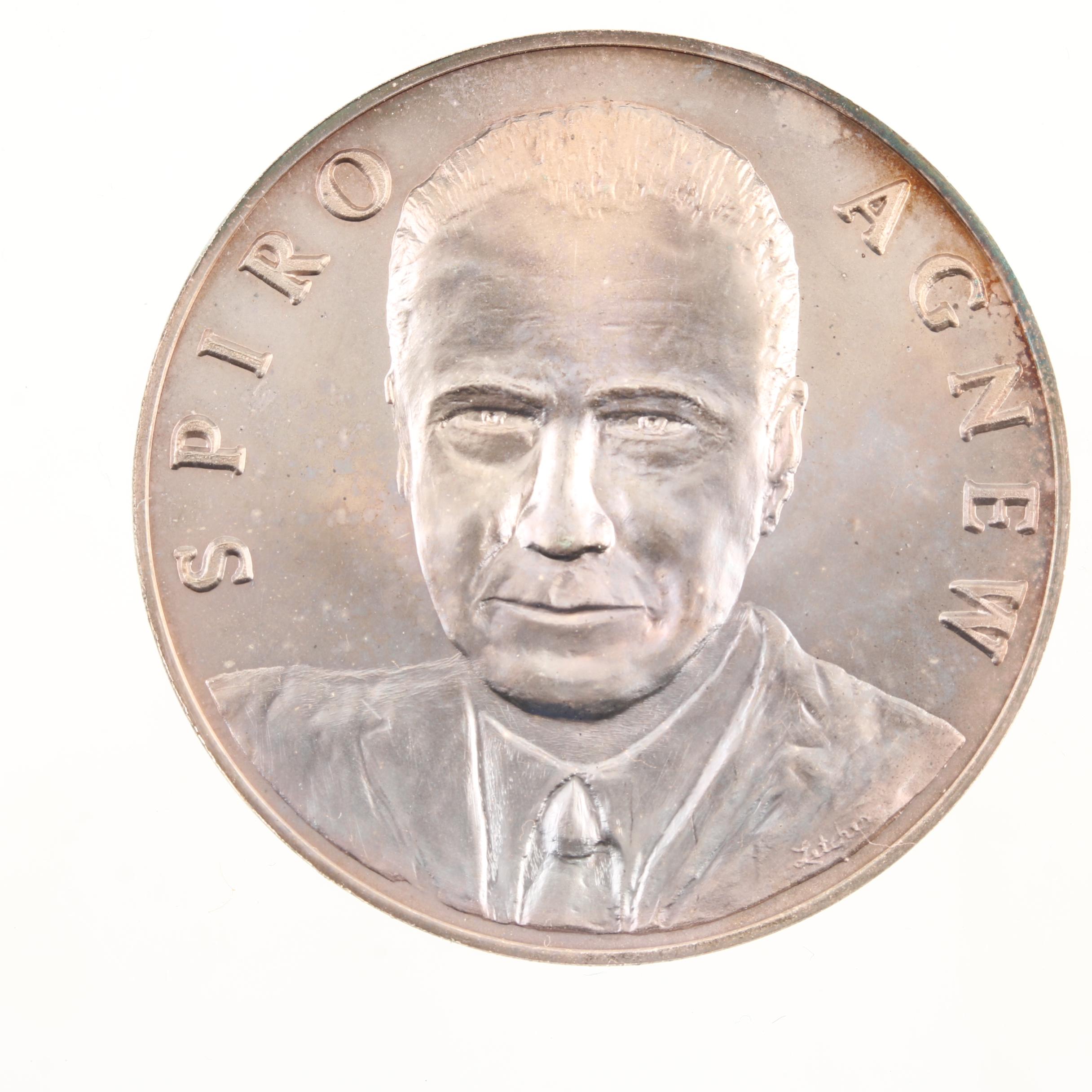 Group of Two Silver Commemorative Medals