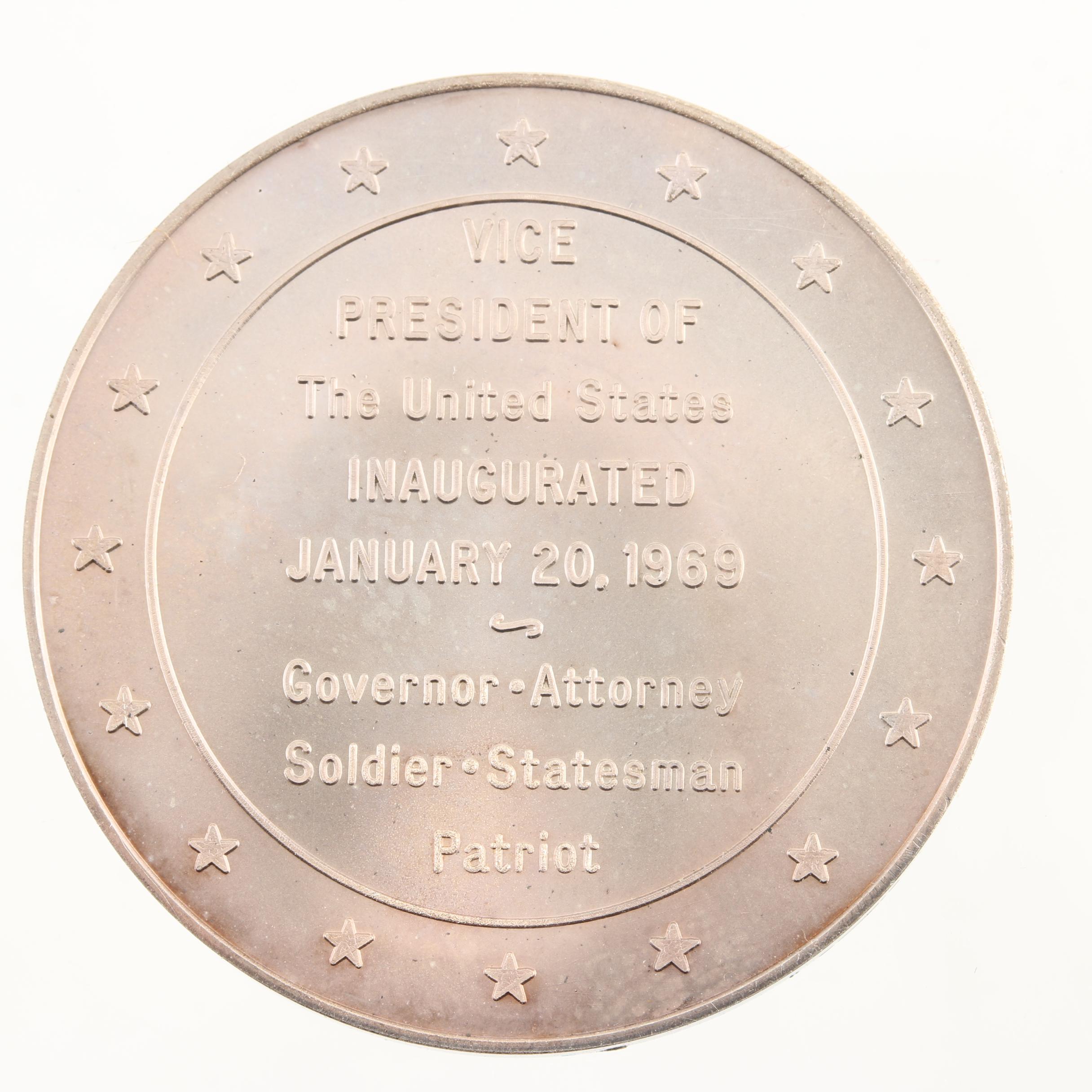 Group of Two Silver Commemorative Medals