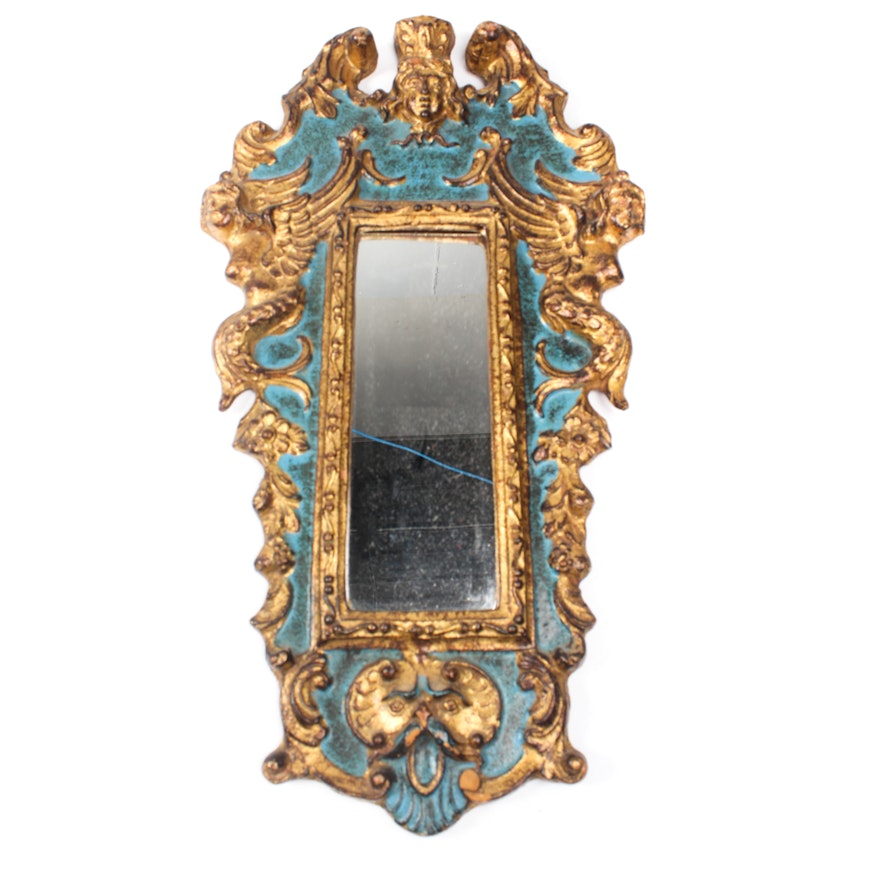 Vintage Florentine Gilt Wall Mirror