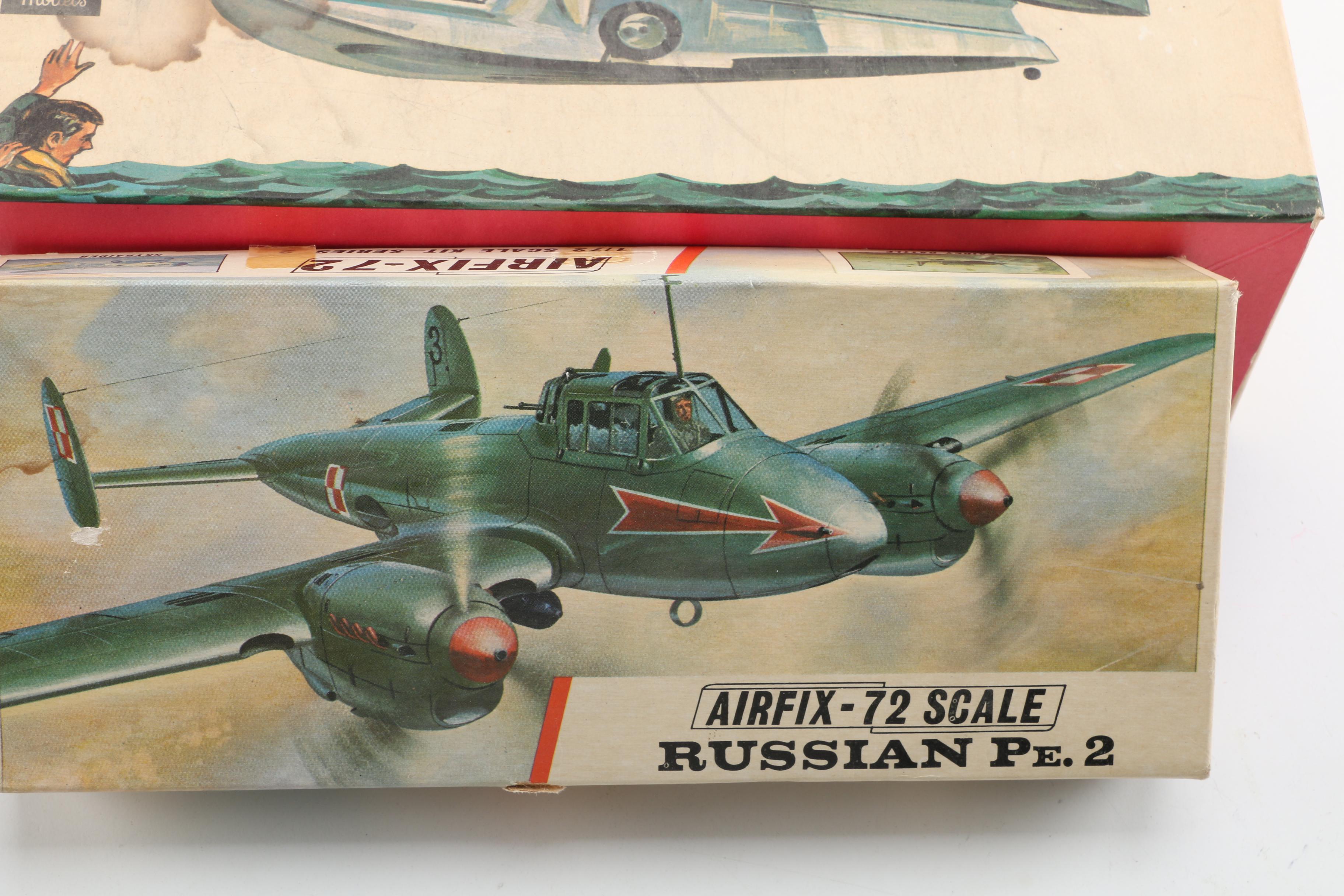 WWII Fighter Aircraft and Blimp Model Kits