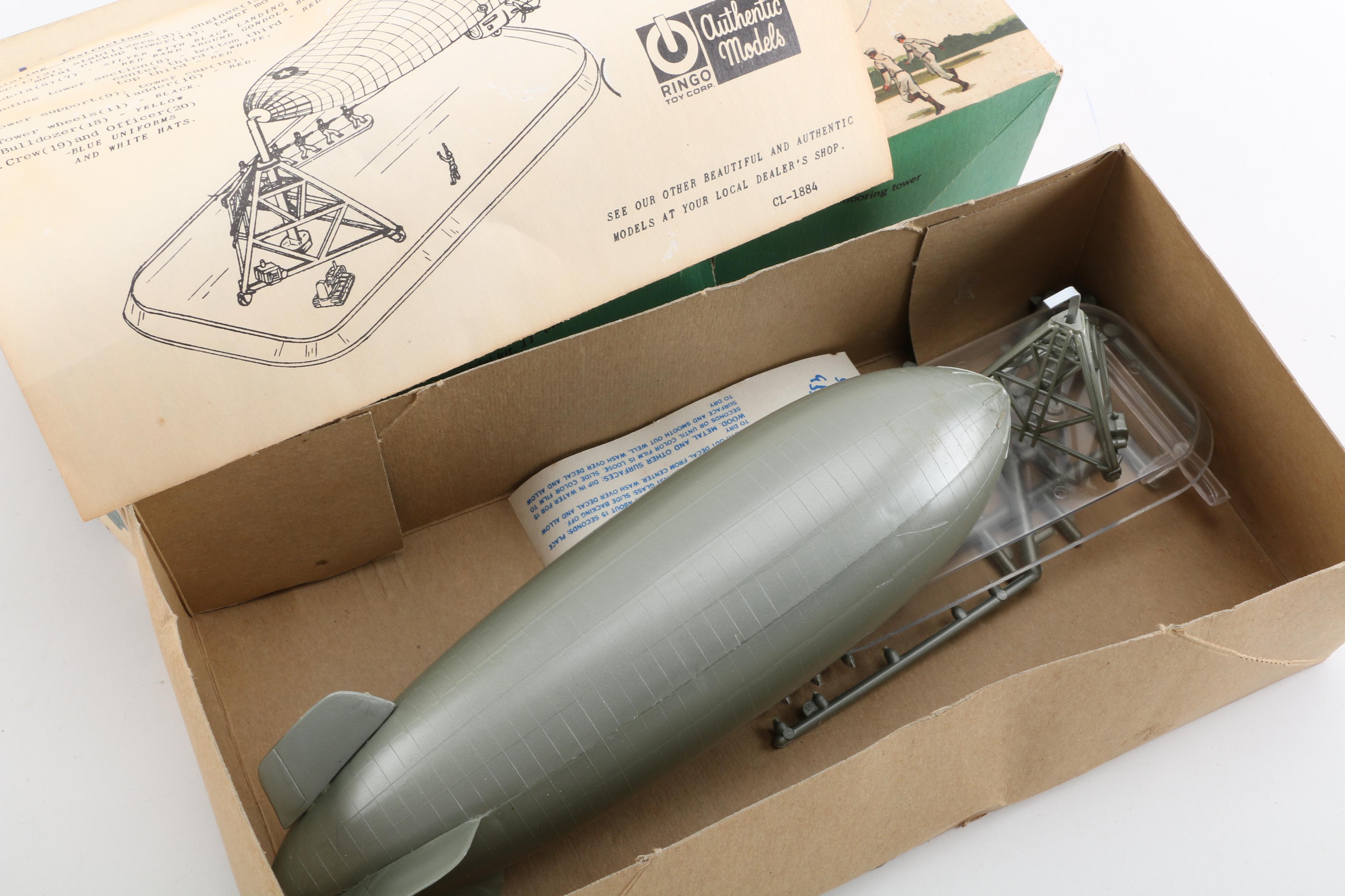 WWII Fighter Aircraft and Blimp Model Kits