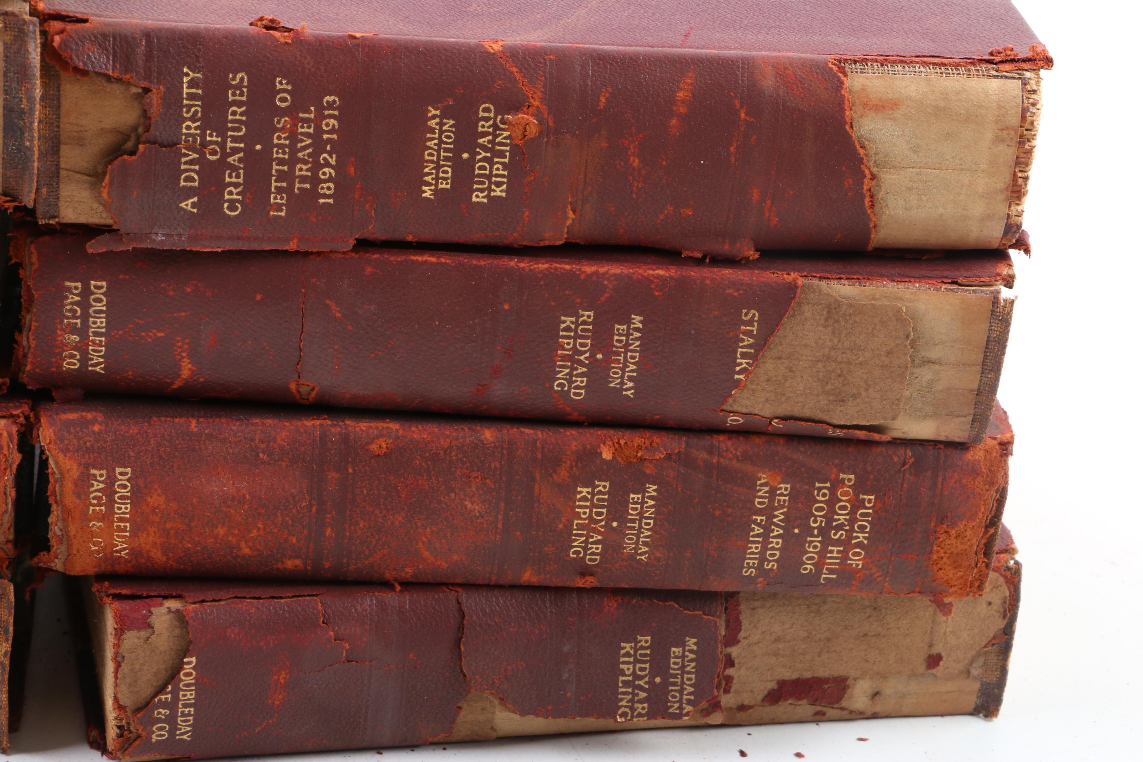 1925 "Mandalay Edition of the Works of Rudyard Kipling" in Thirteen Volumes