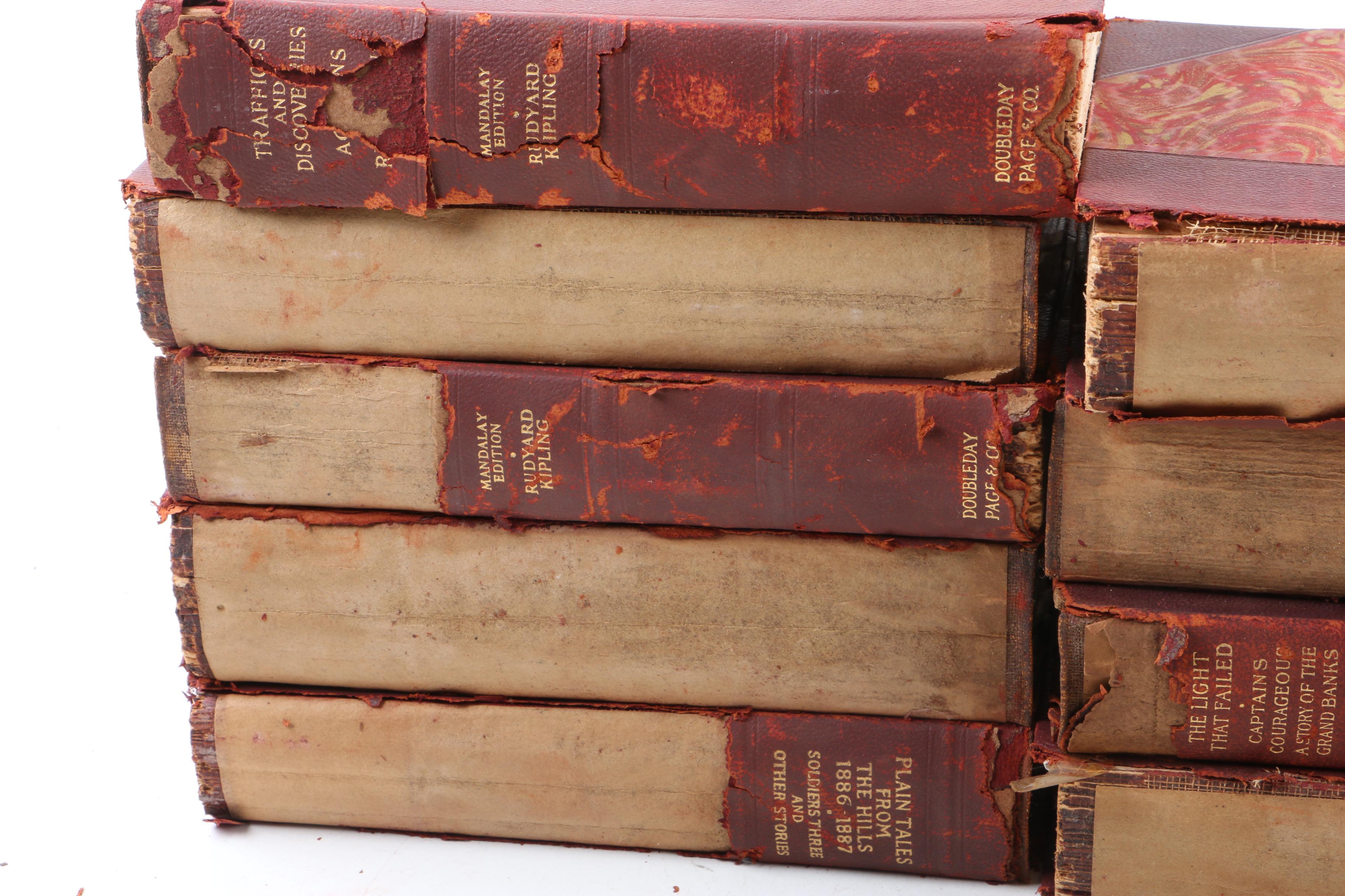 1925 "Mandalay Edition of the Works of Rudyard Kipling" in Thirteen Volumes