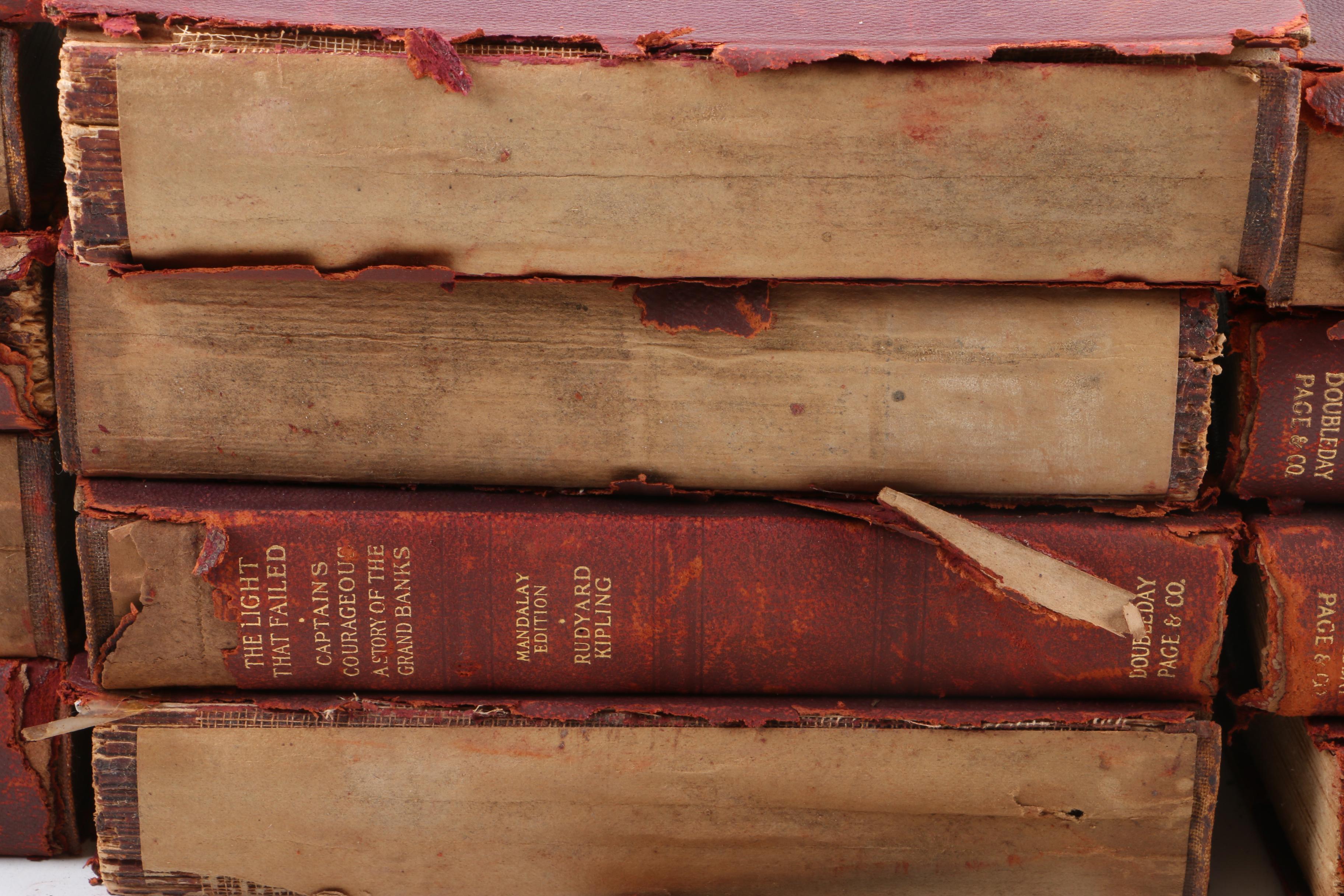 1925 "Mandalay Edition of the Works of Rudyard Kipling" in Thirteen Volumes