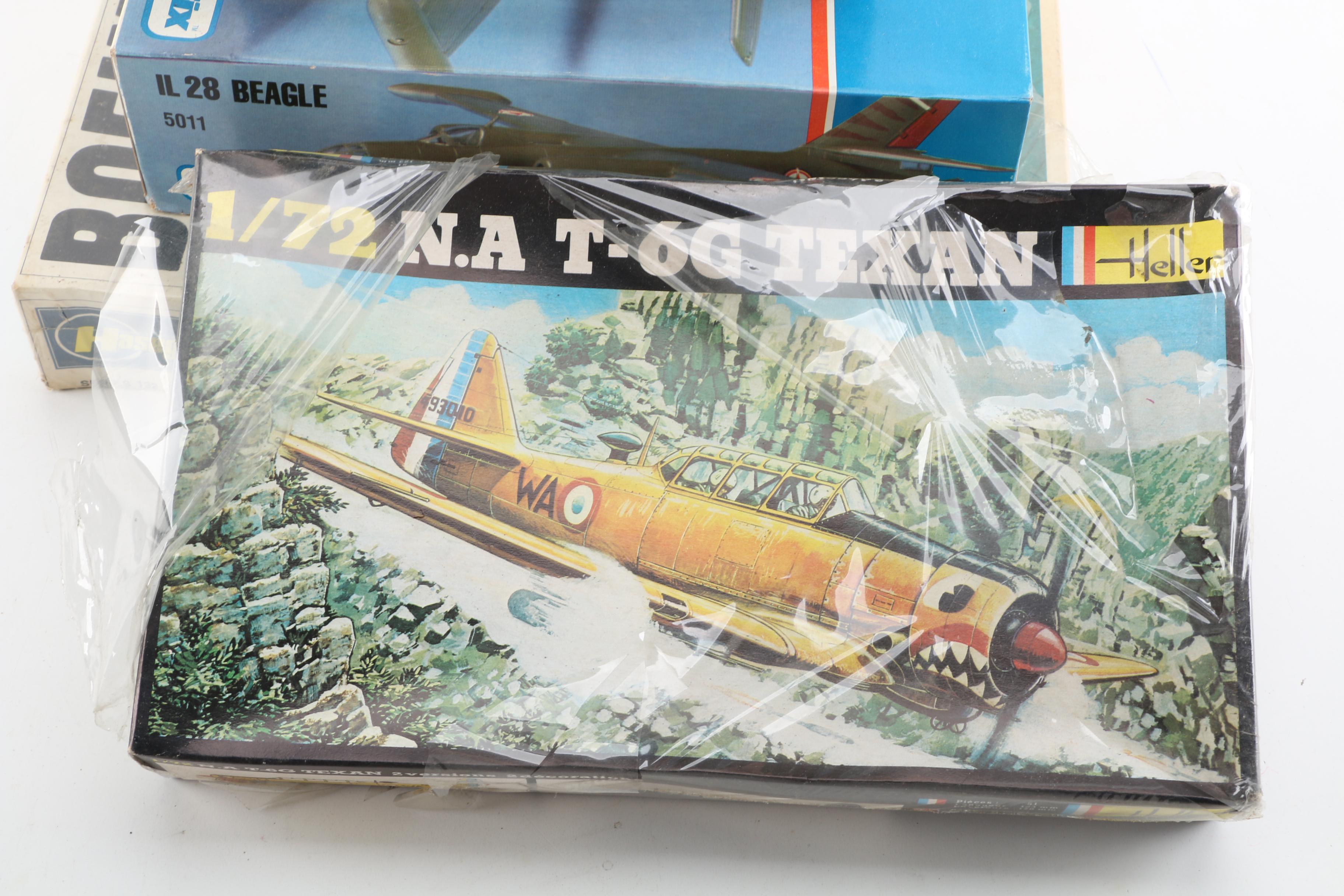 Military Aircraft Model Kits Including Lindberg