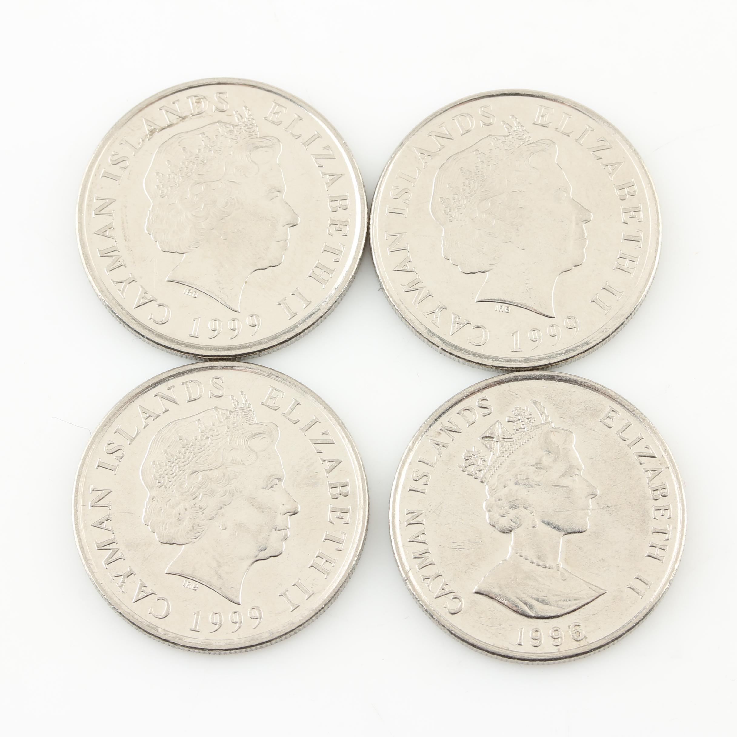 Ten Modern Coins from The Cayman Islands
