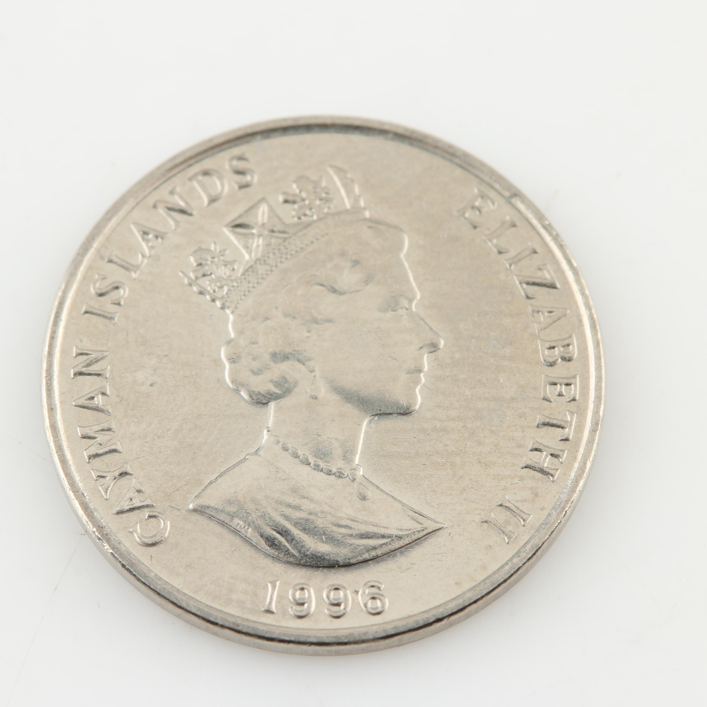 Ten Modern Coins from The Cayman Islands
