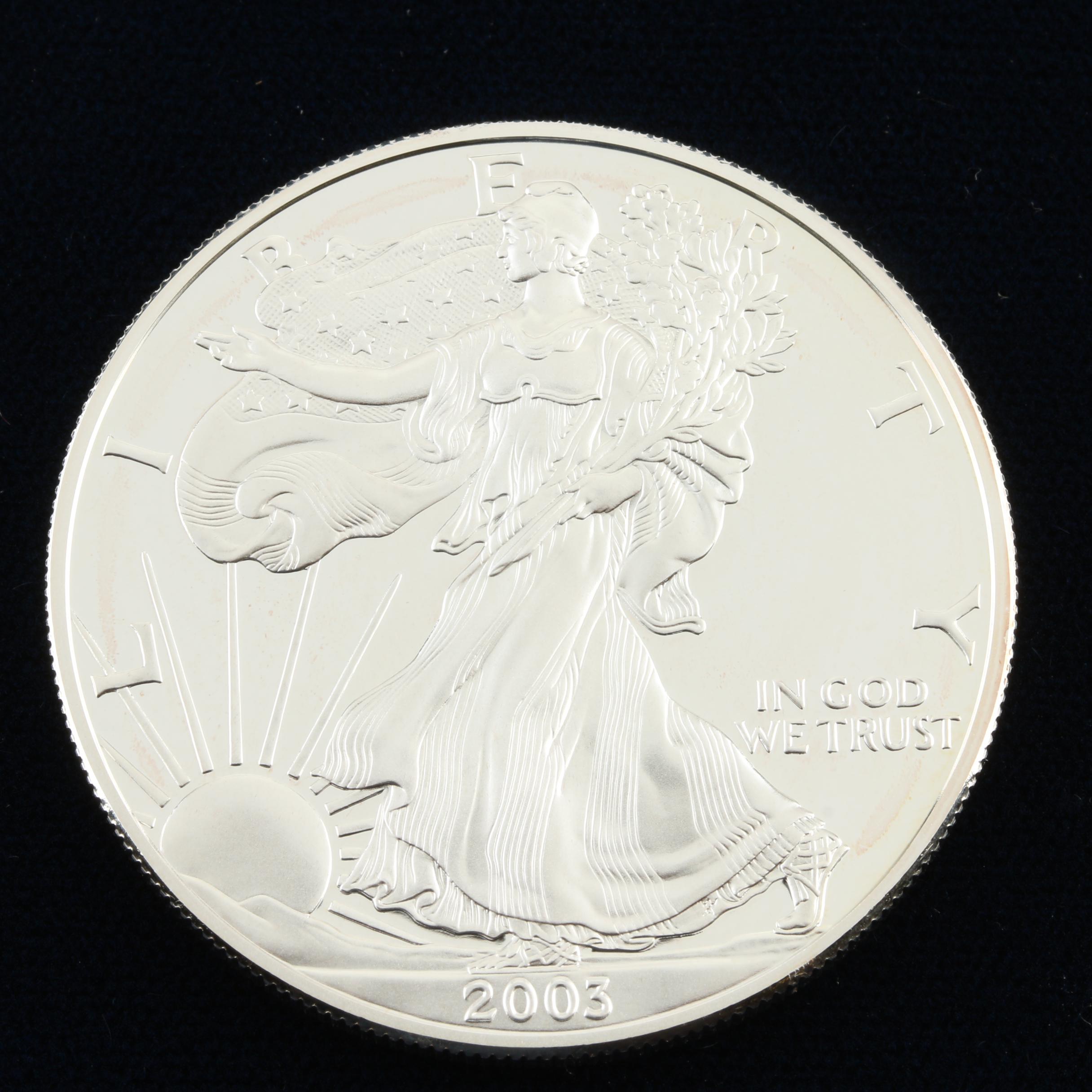 2003-W Walking Liberty Silver Eagle Proof Bullion Coin