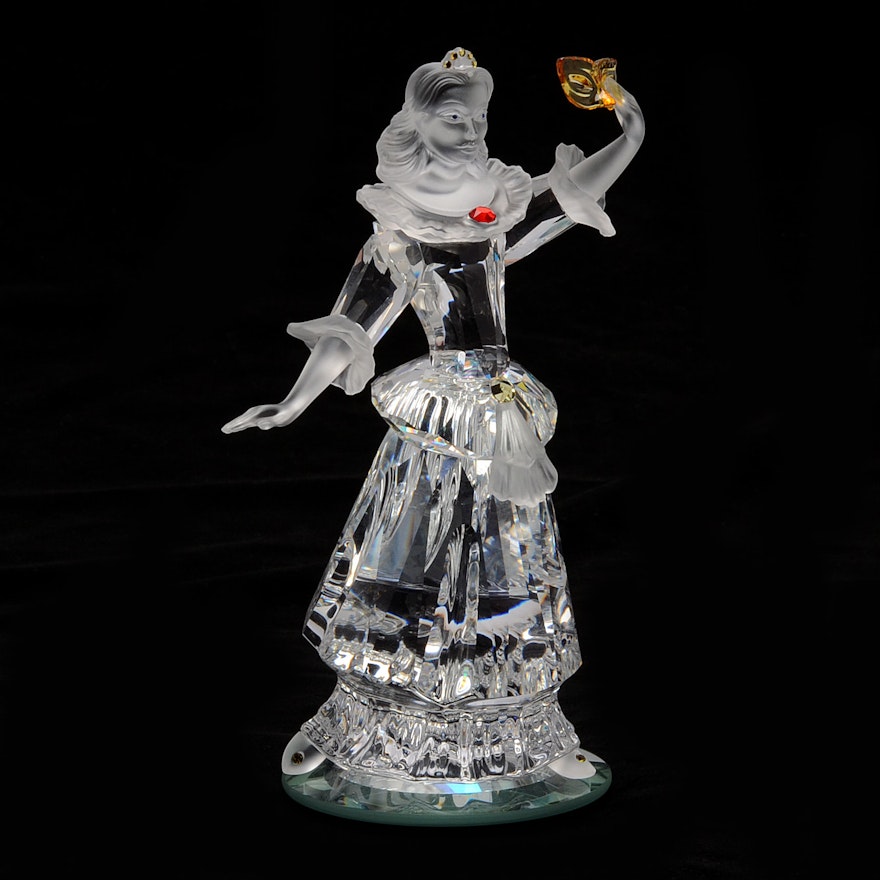 2000 Swarovski Masquerade Series Columbine Crystal Figurine