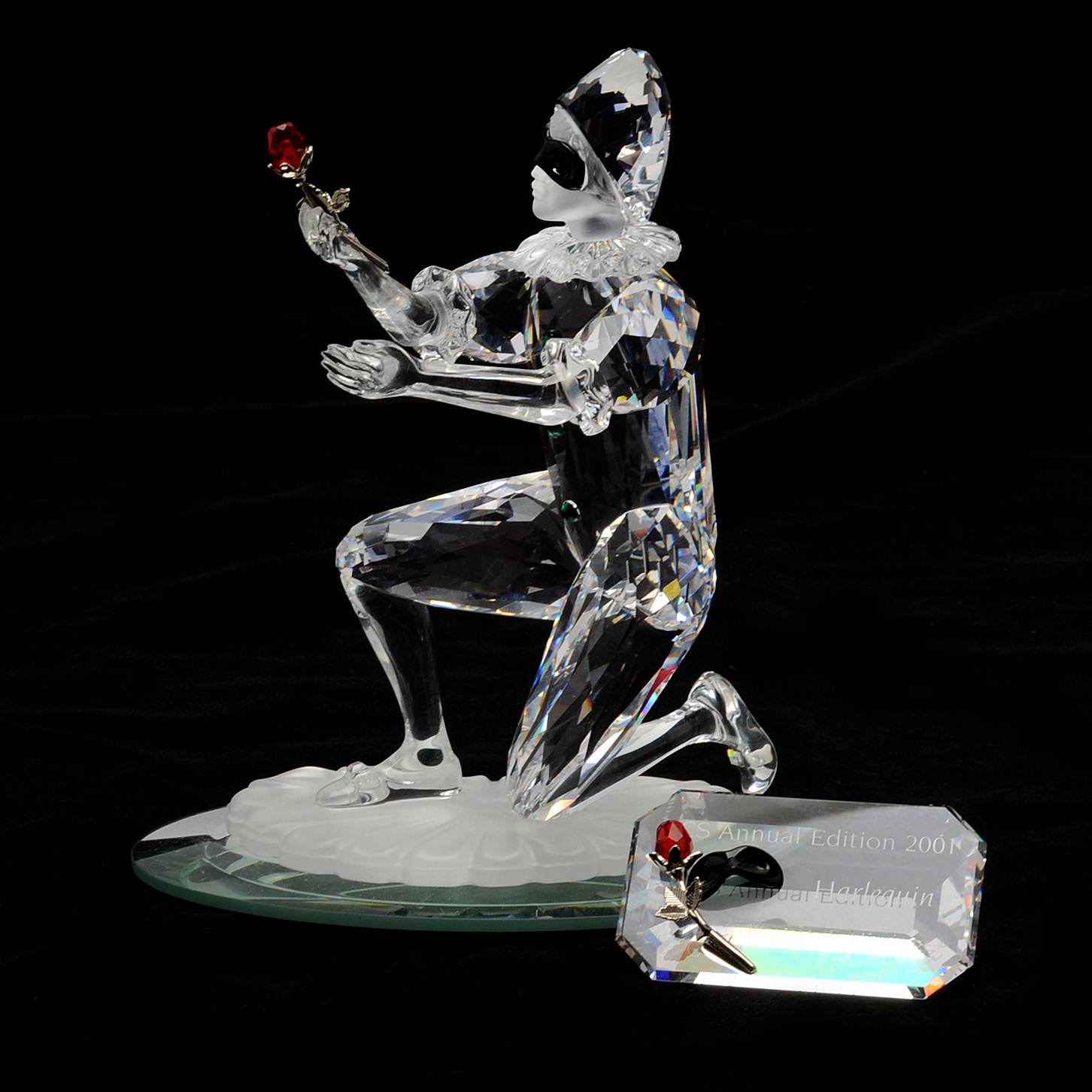 Swarovski Crystal Masquerade Harlequin Figurine