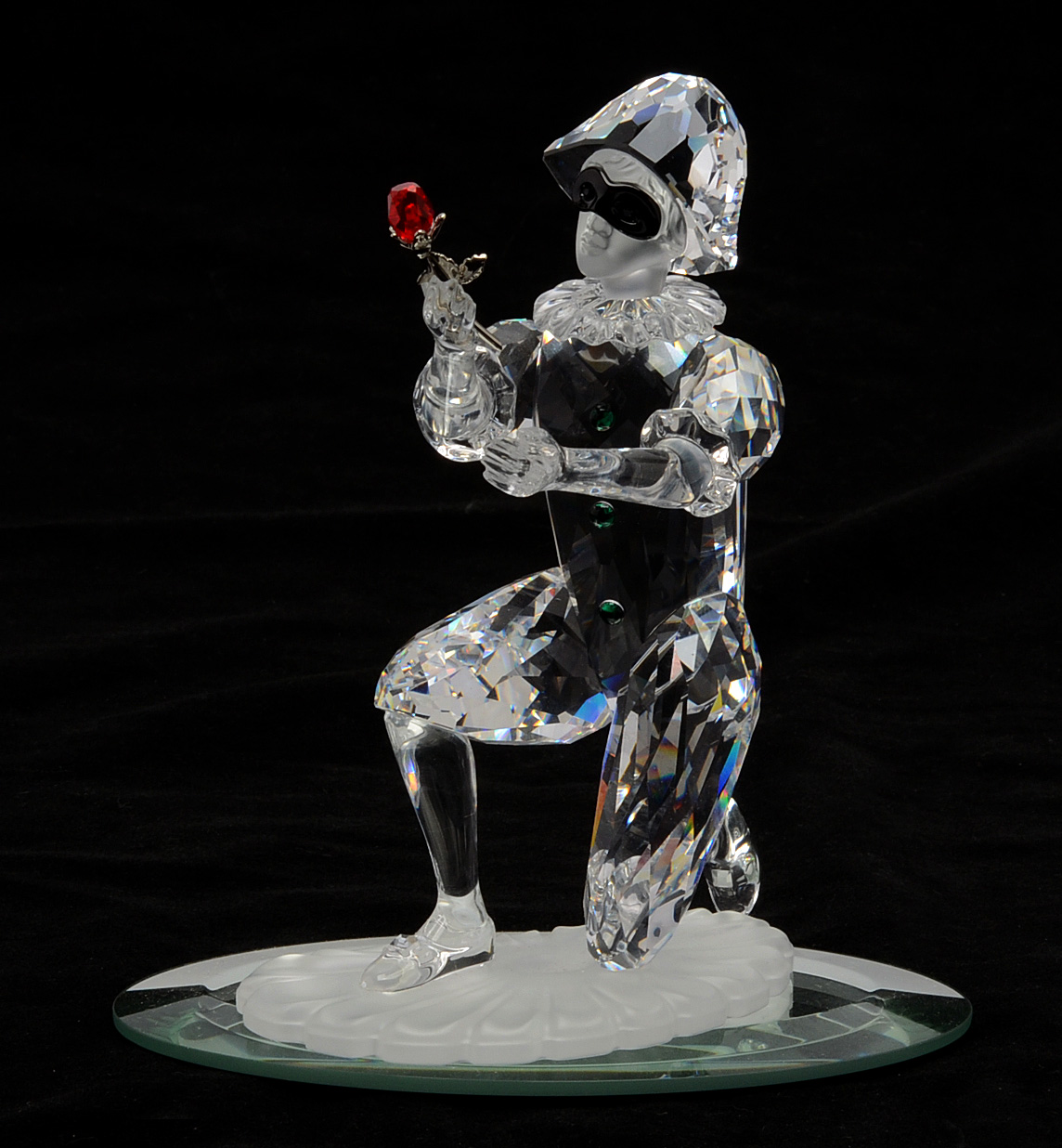 Swarovski Crystal Masquerade Harlequin Figurine