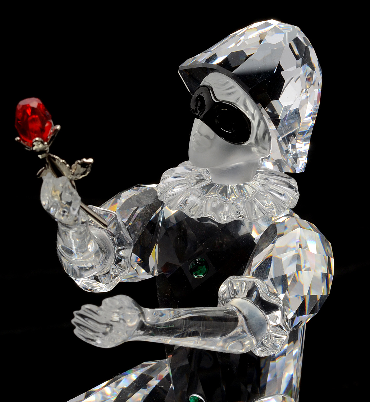 Swarovski Crystal Masquerade Harlequin Figurine