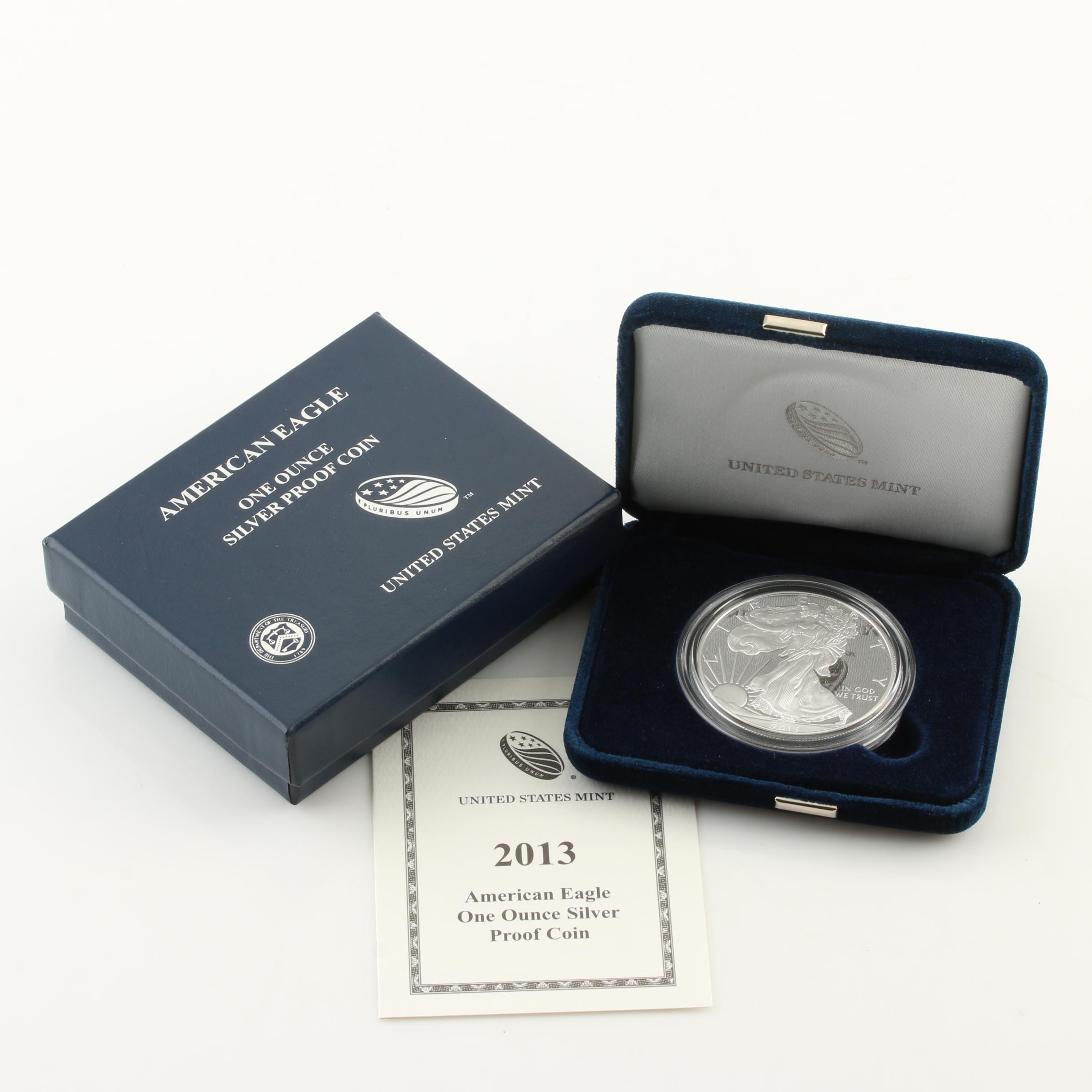 2013-W Walking Liberty Silver Eagle Proof Bullion Coin