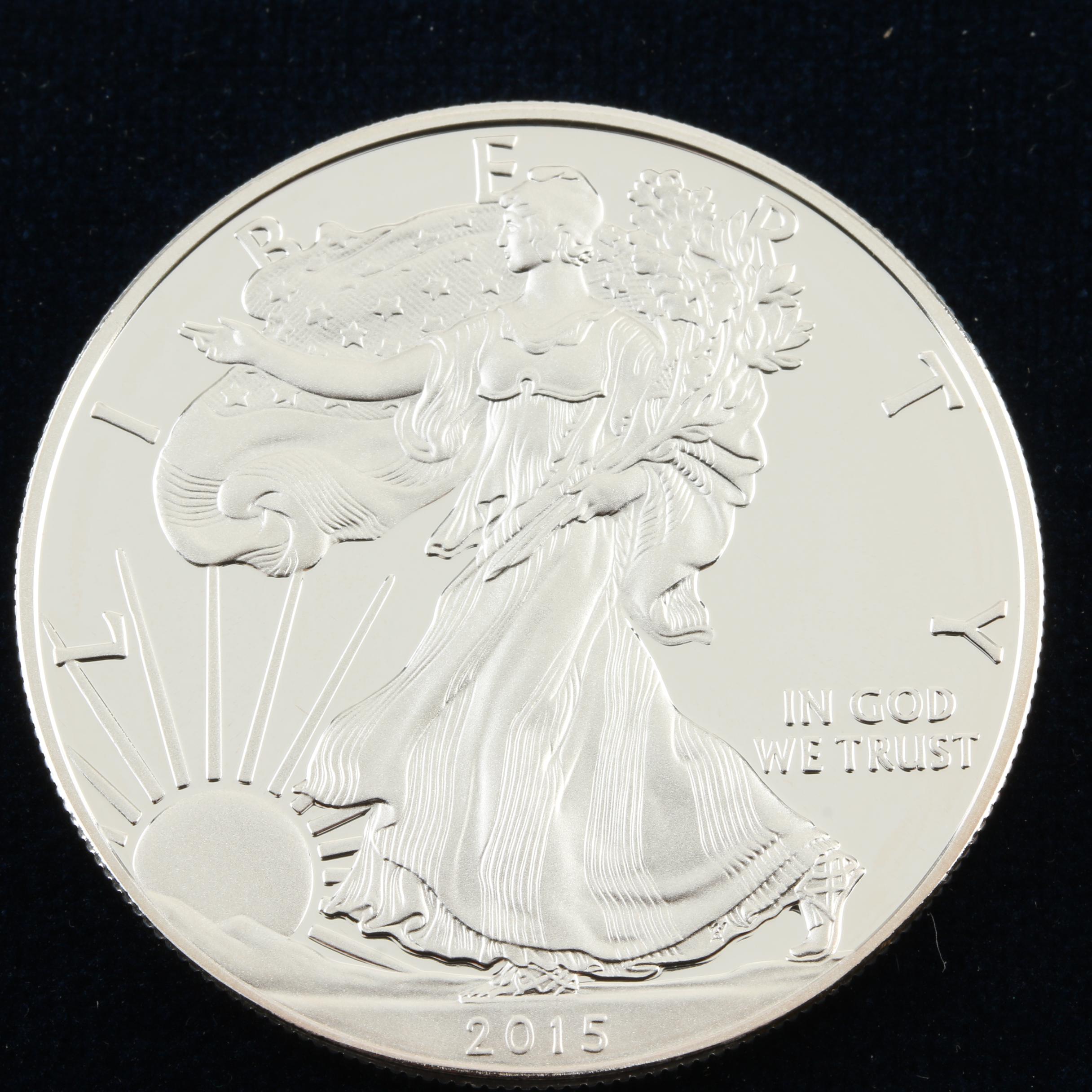 2015-W Walking Liberty Silver Eagle Proof Bullion Coin