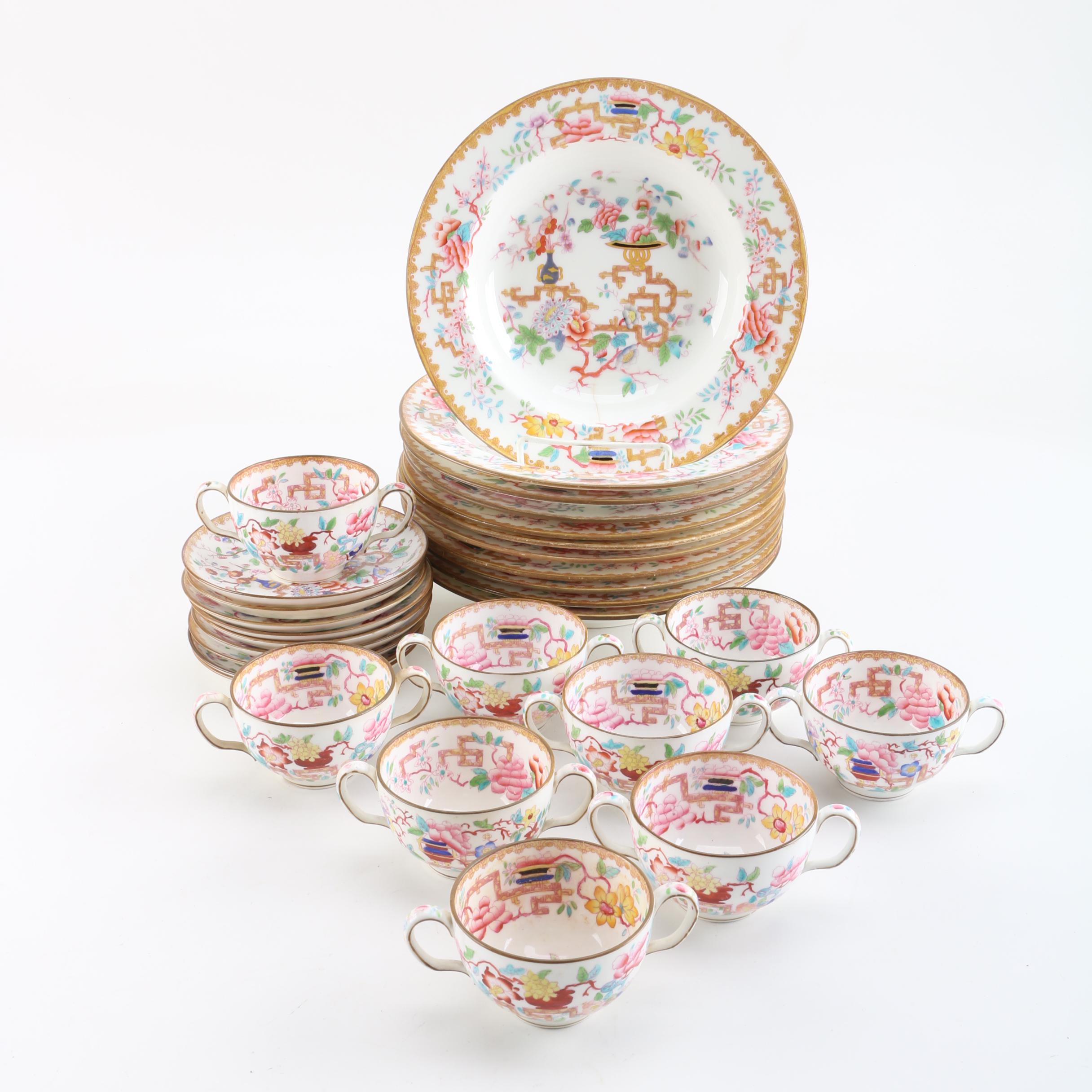 Antique Mintons "Chinese Tree" HandEmbellished Porcelain Tableware EBTH