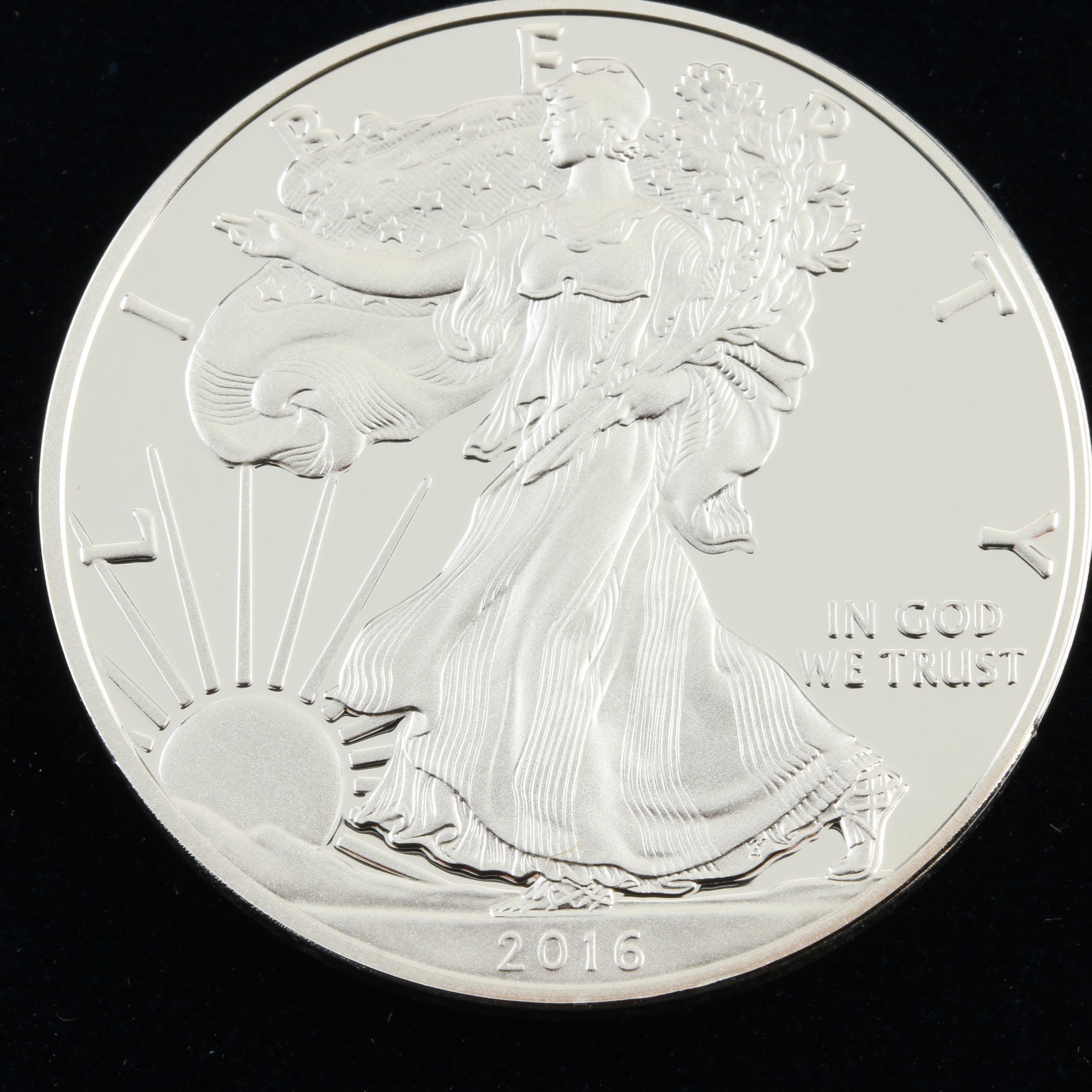 2016-W Walking Liberty Silver Eagle Proof Bullion Coin