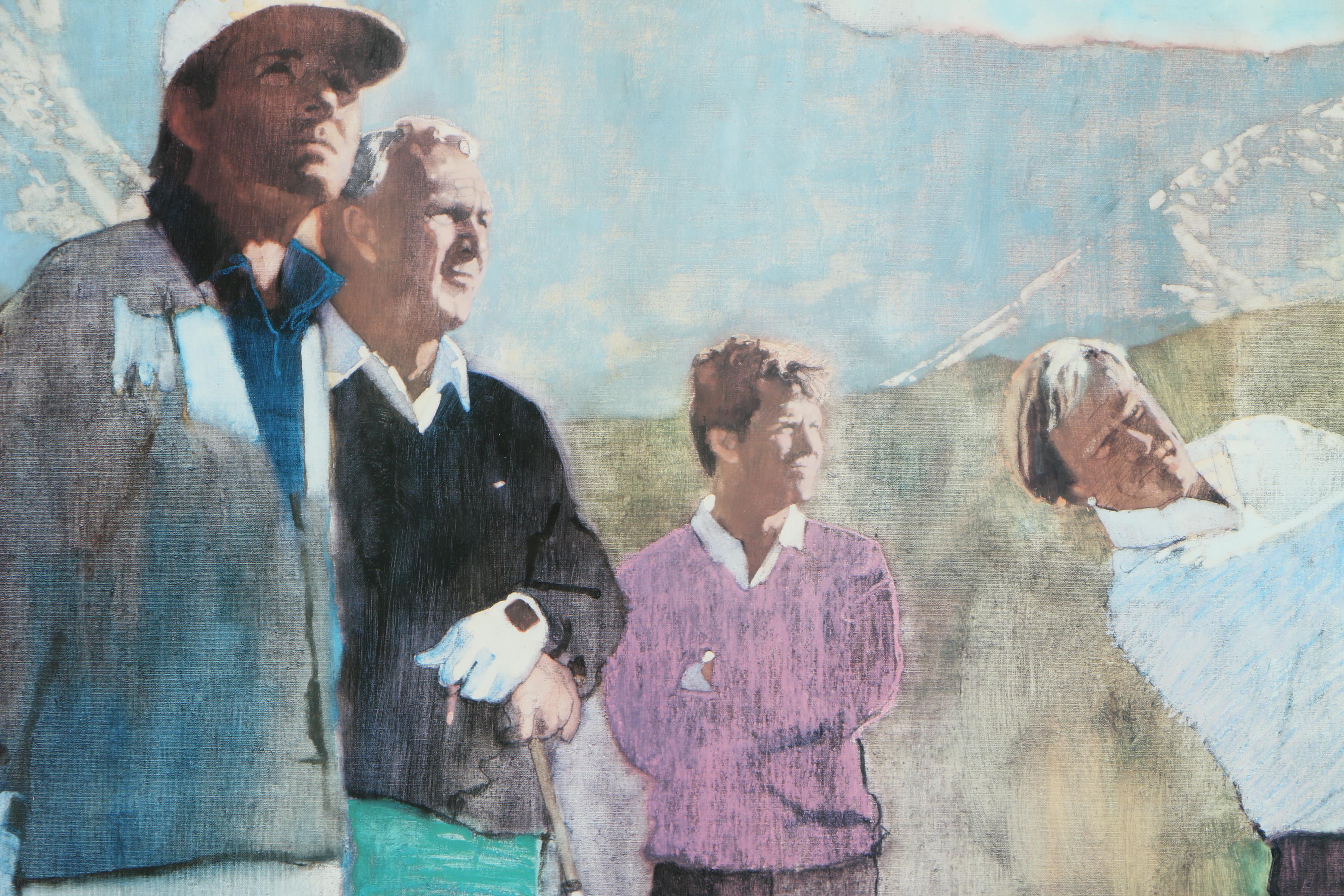 Offset Lithograph After Bernie Fuchs "Golf Classics Legends"