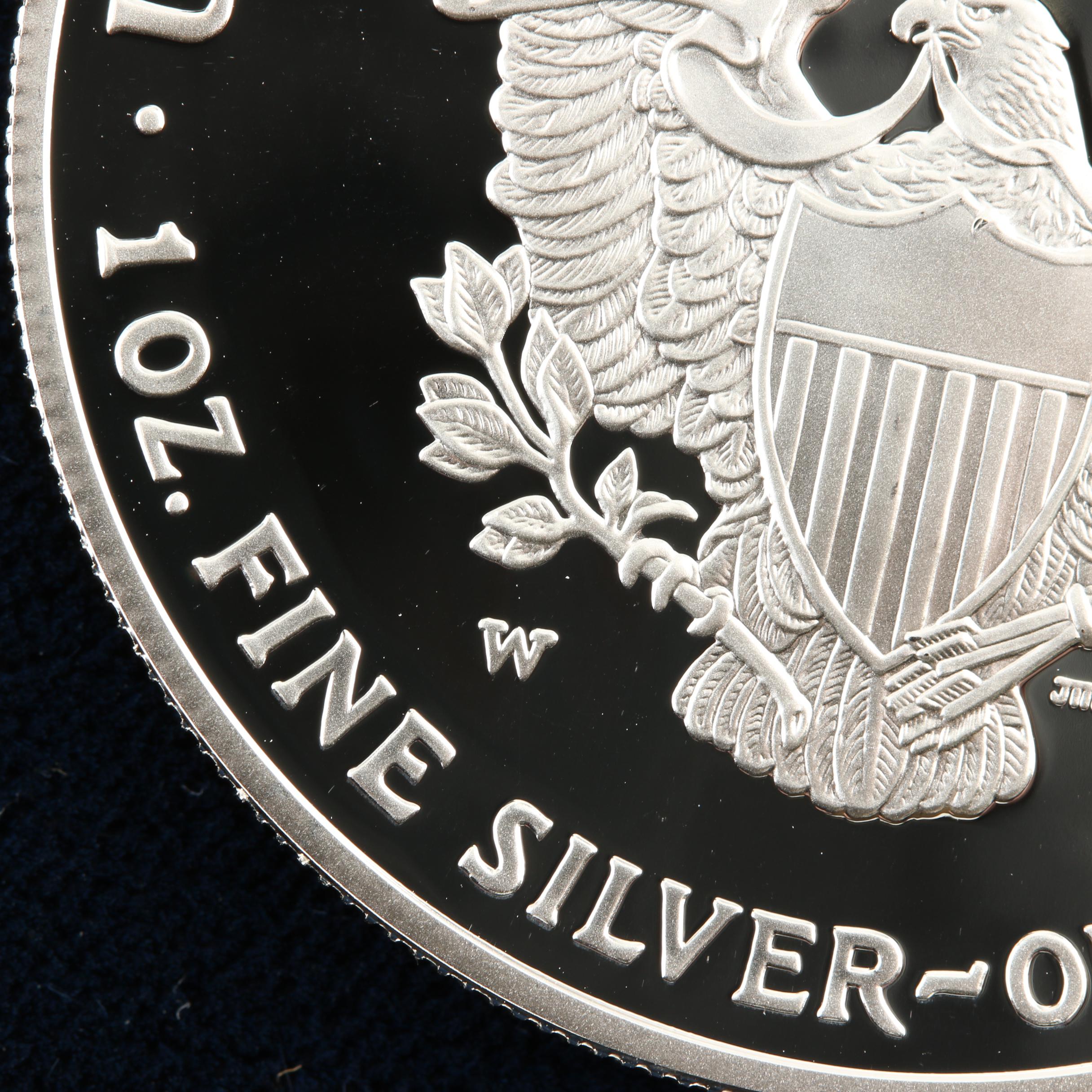 2004-W Walking Liberty Silver Eagle Proof Bullion Coin