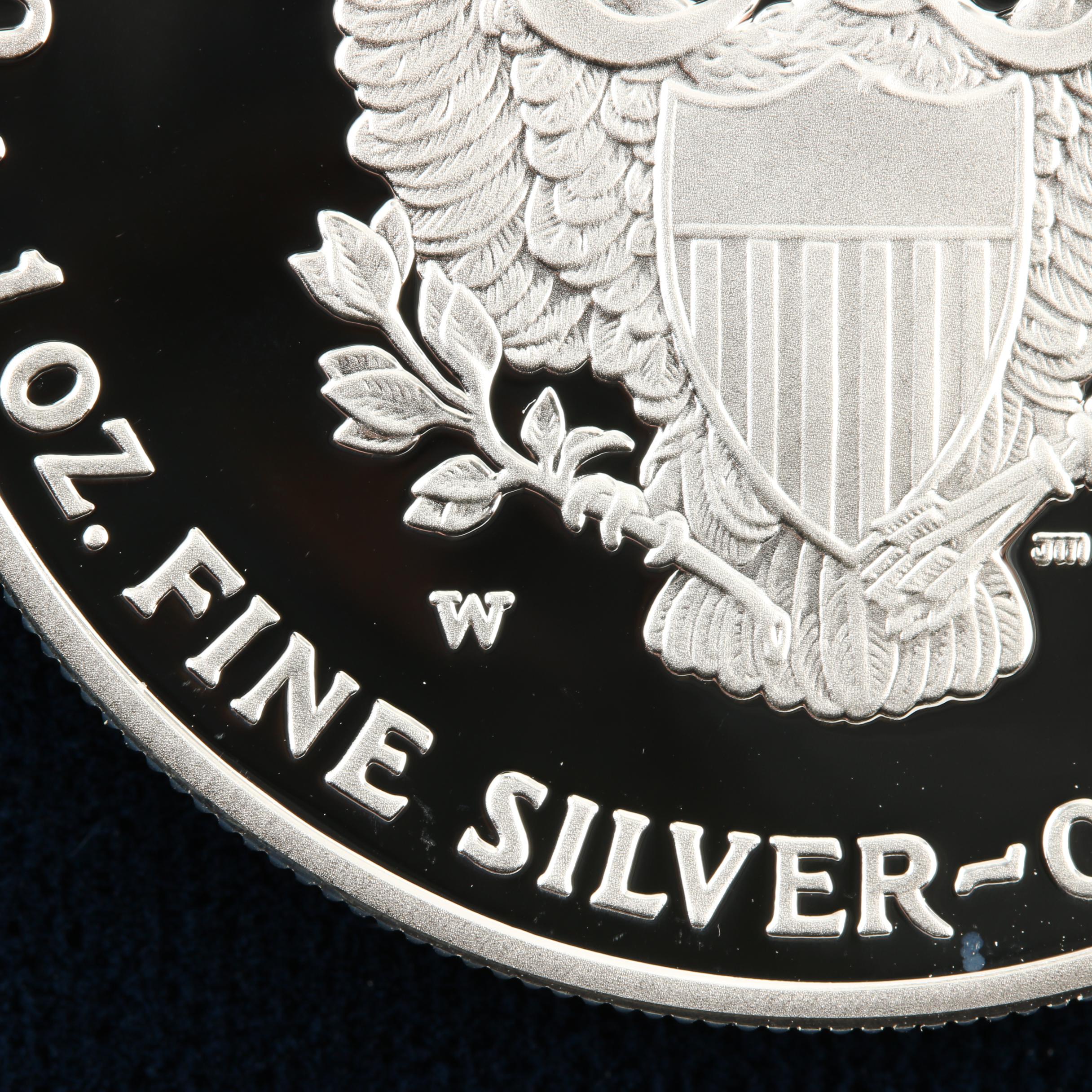 2007-W Walking Liberty Silver Eagle Proof Bullion Coin