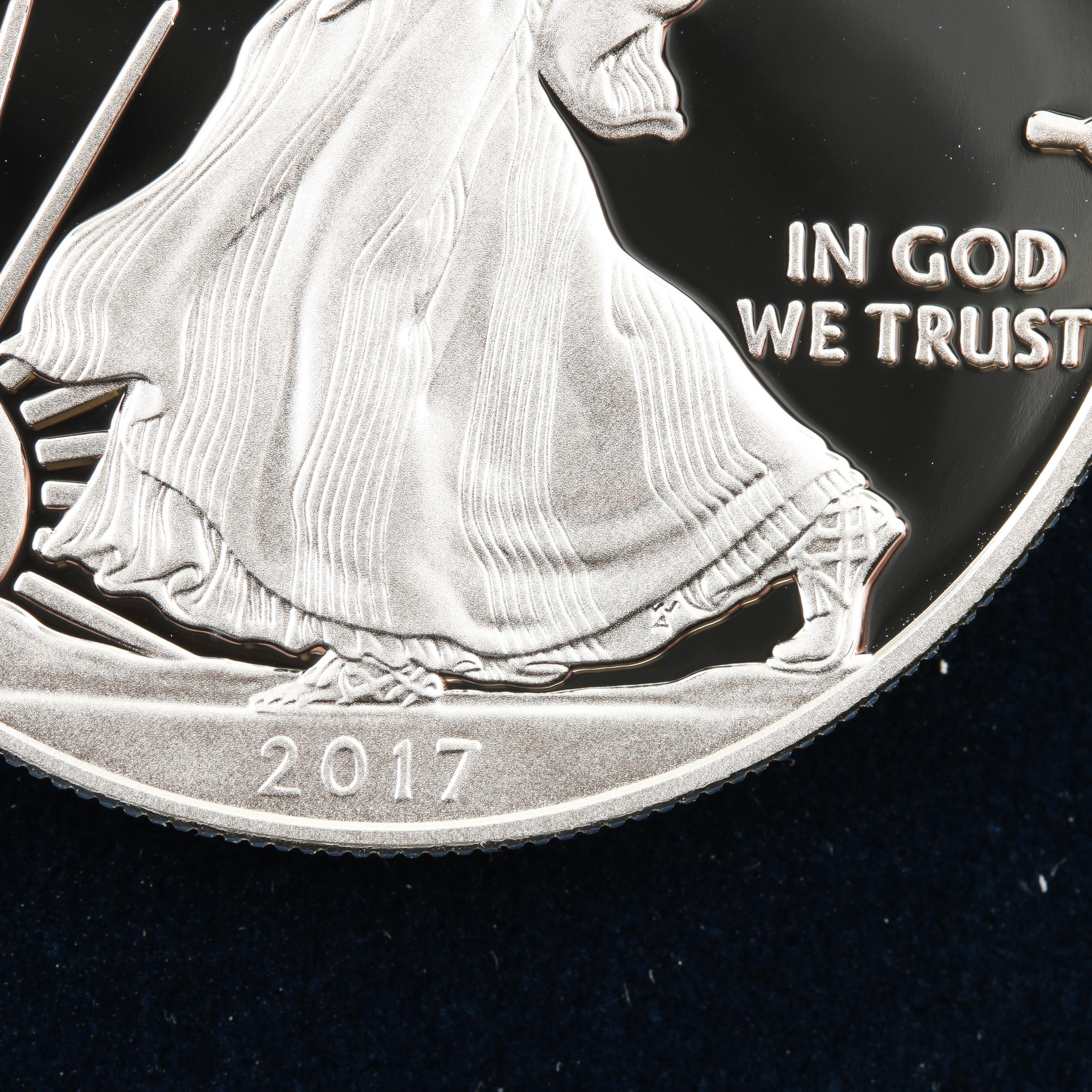2017-W Walking Liberty Silver Eagle Proof Bullion Coin