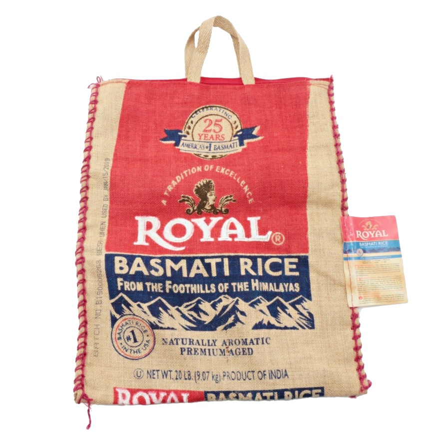 Royal Basmati Rice Bag with Handles