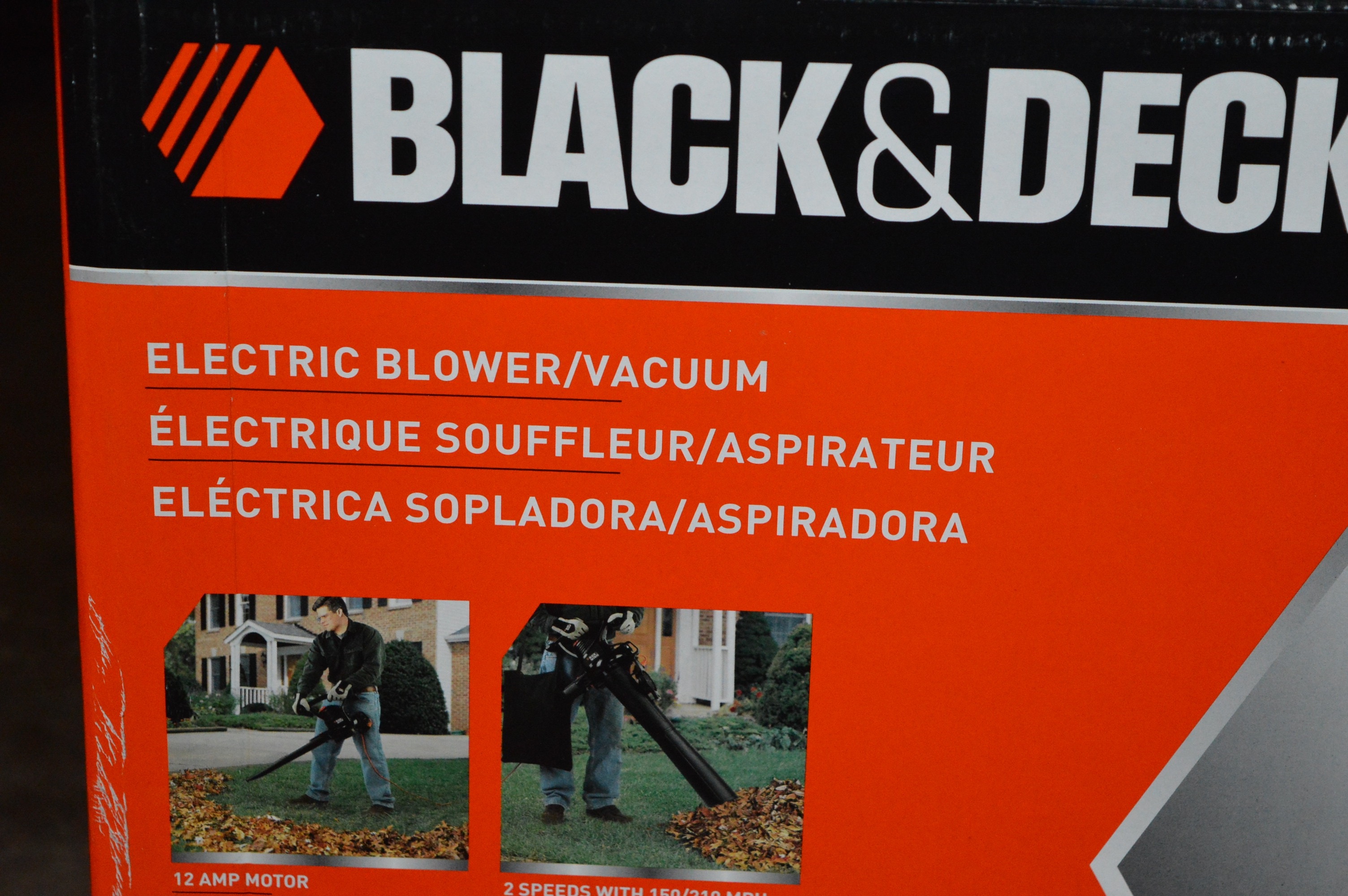 Black & Decker Electric Mower, Blower /Vacuum and String Trimmer