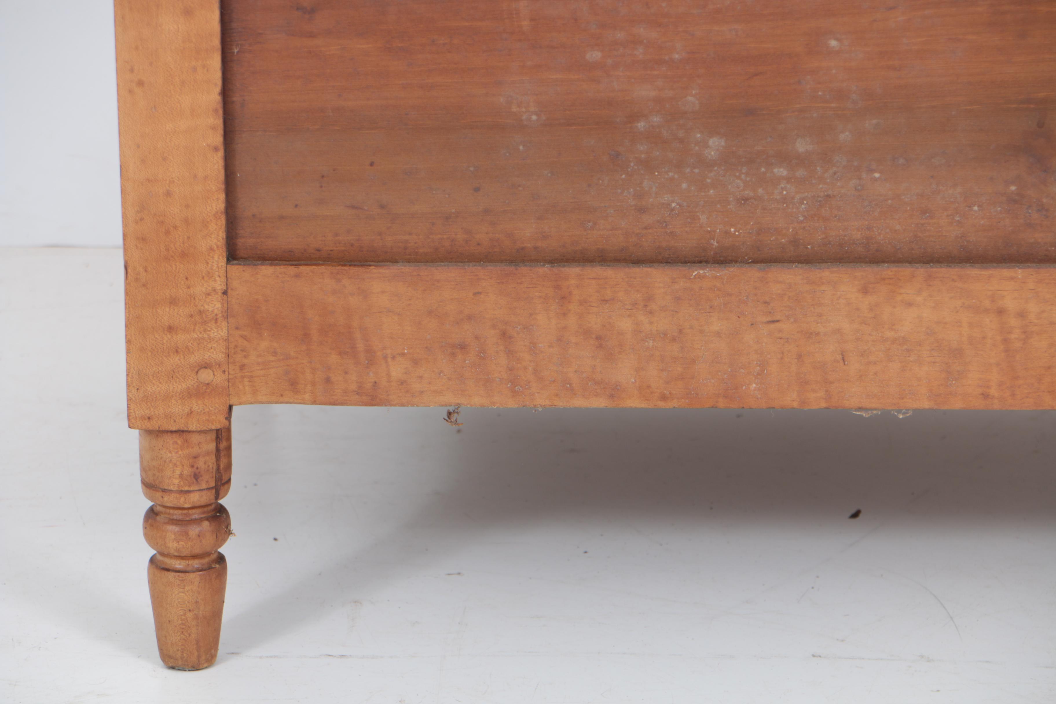 Antique Tiger Maple Blanket Chest