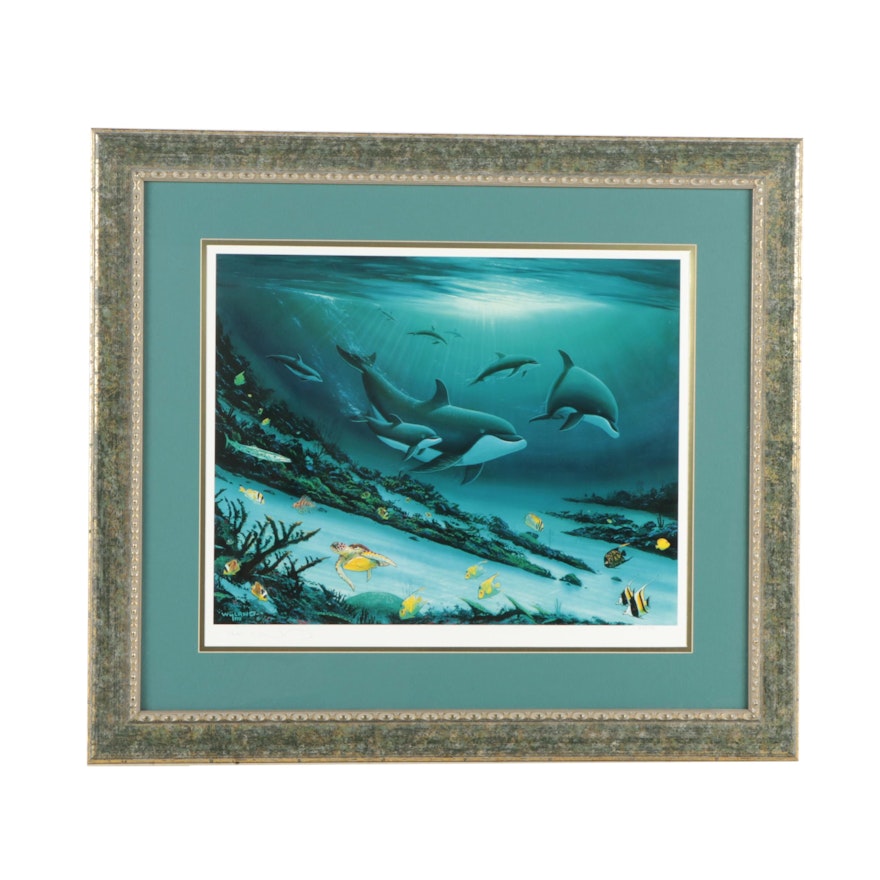 Wyland Limited Edition Offset Lithograph "Celebrating the Sea"