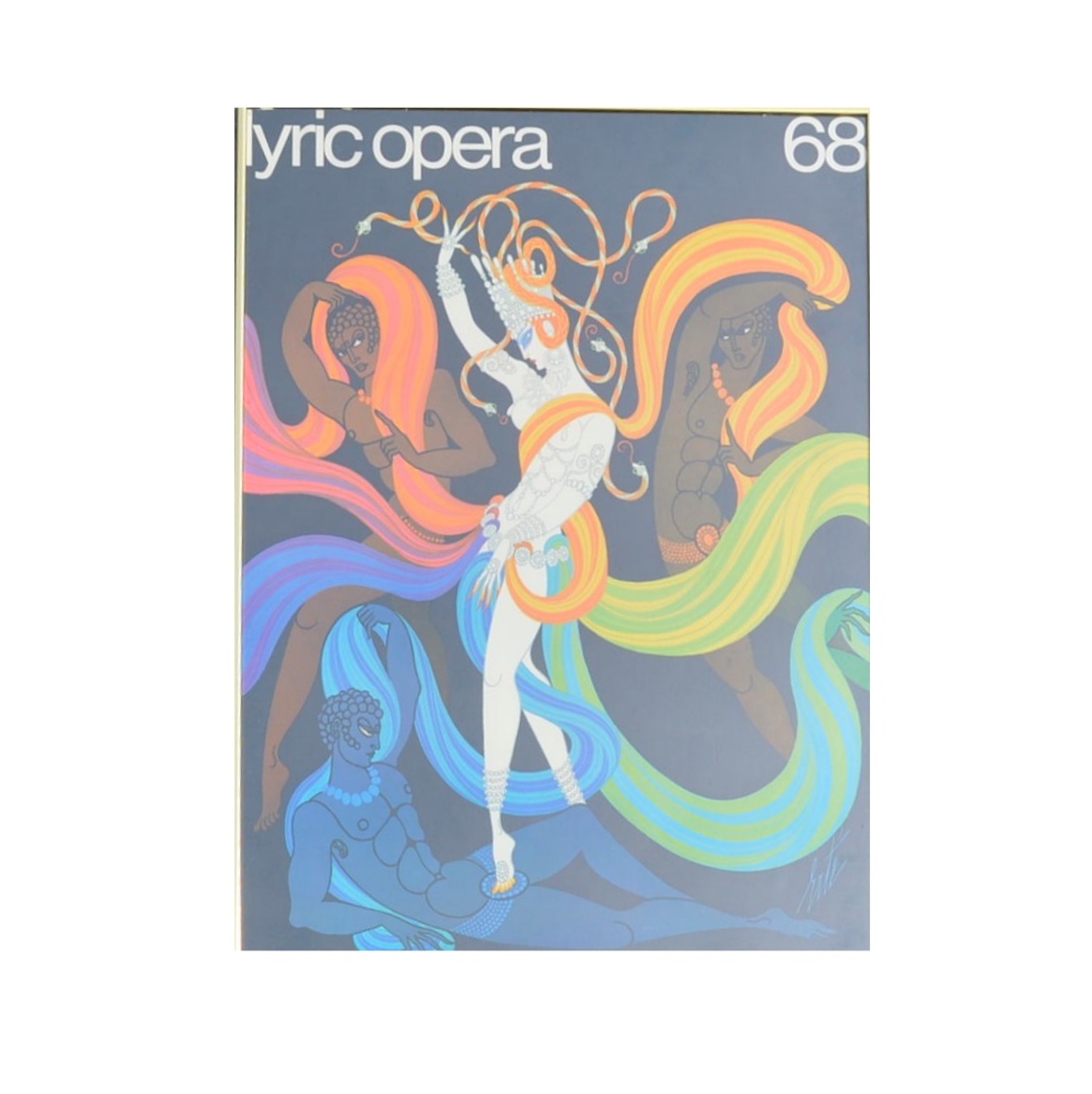 Erte Lyric Opera Poster, Circa 1968