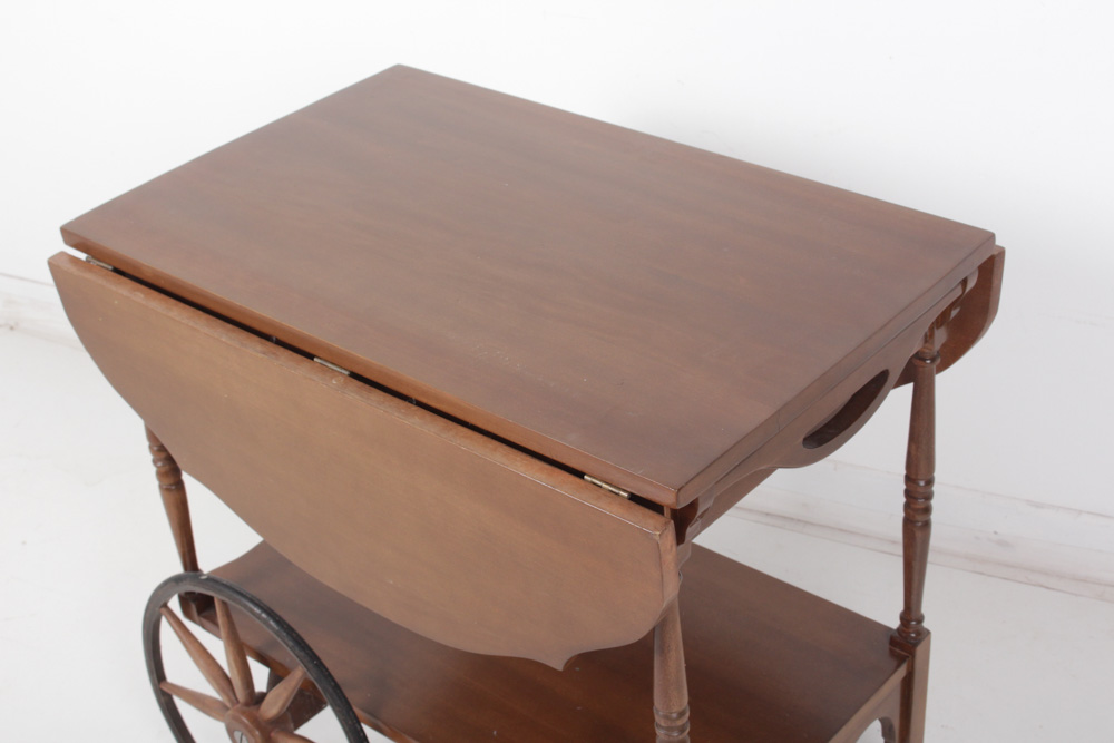 Vintage Wooden Tea Cart