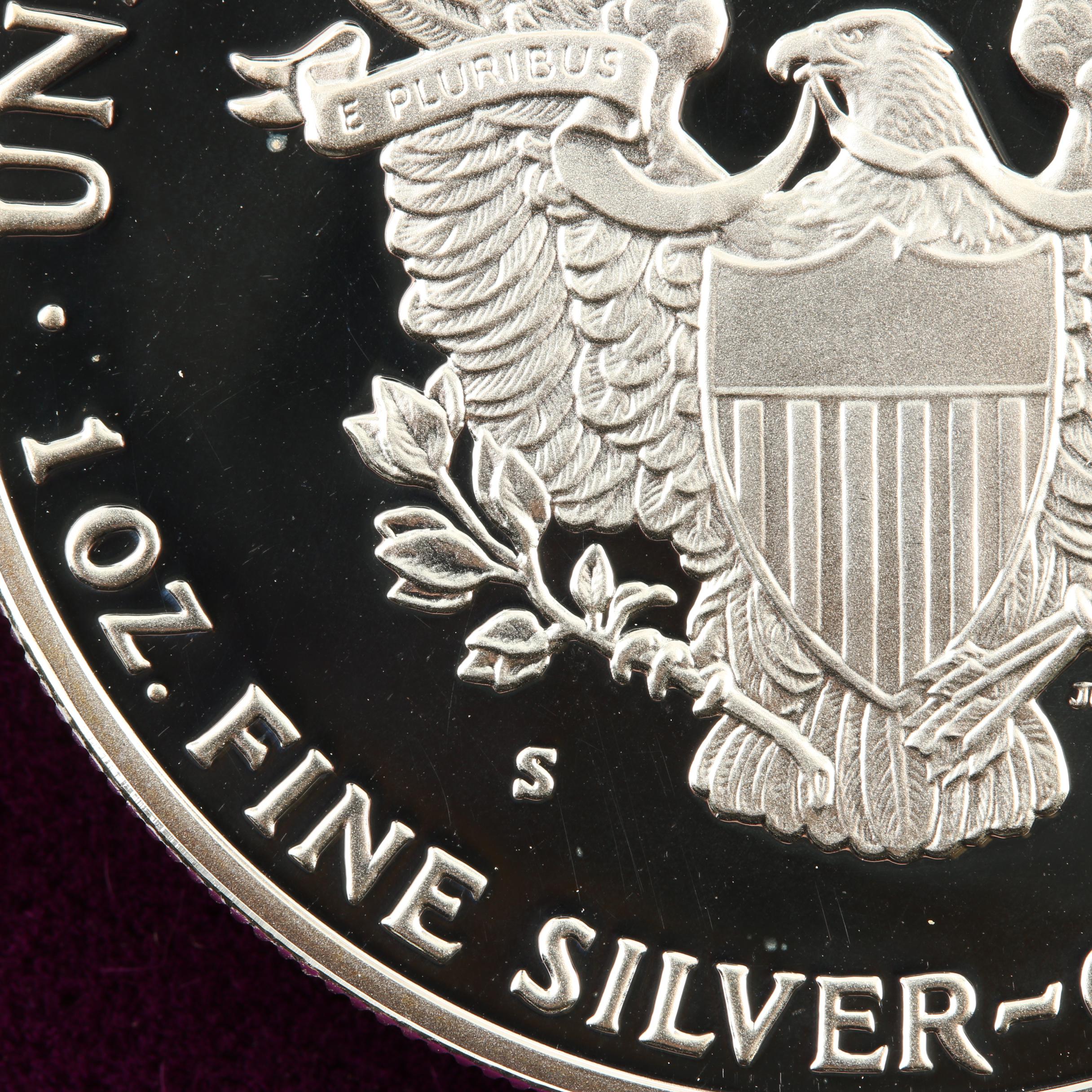 1987-S Walking Liberty Silver Eagle Proof Bullion Coin