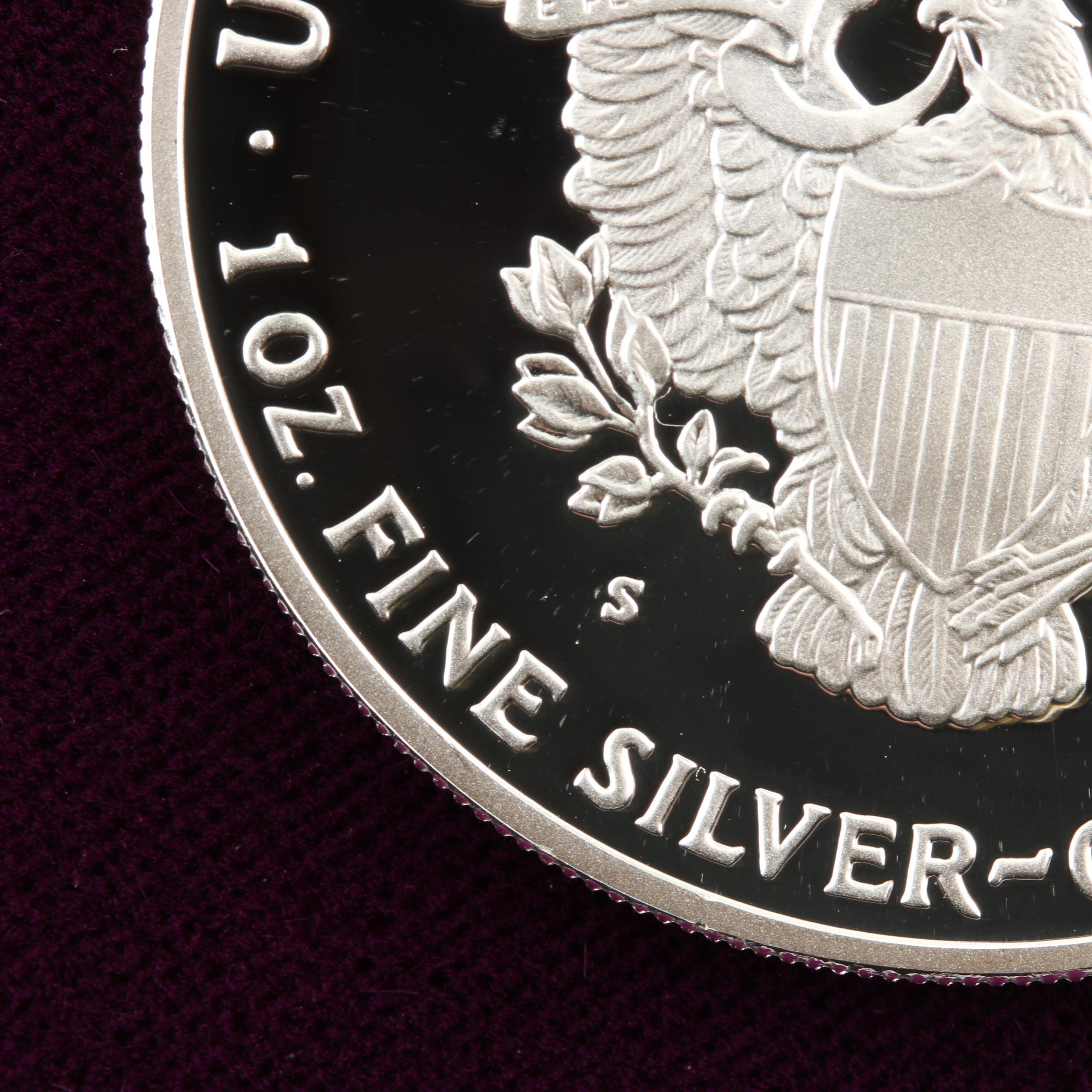 1990-S Walking Liberty Silver Eagle Proof Bullion Coin