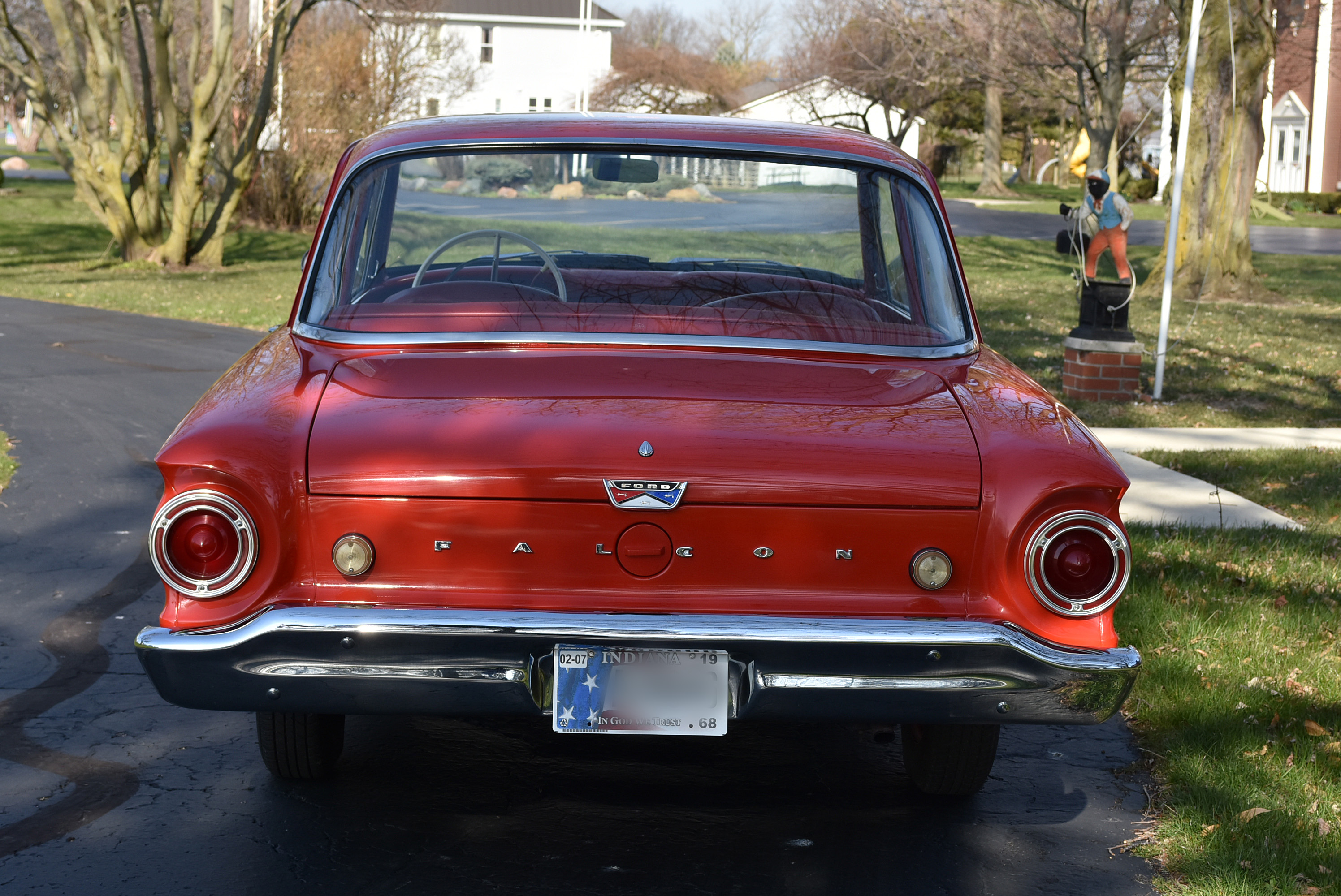 1961 Ford Falcon Futura Sedan in Monte Carlo Red