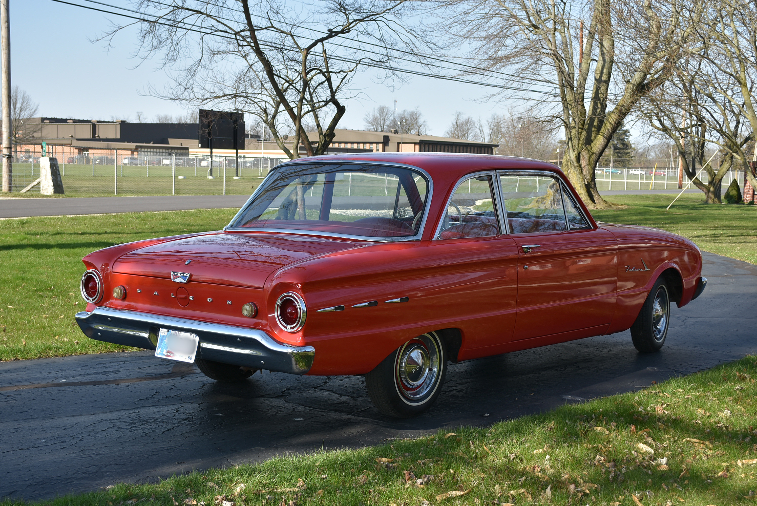 1961 Ford Falcon Futura Sedan in Monte Carlo Red