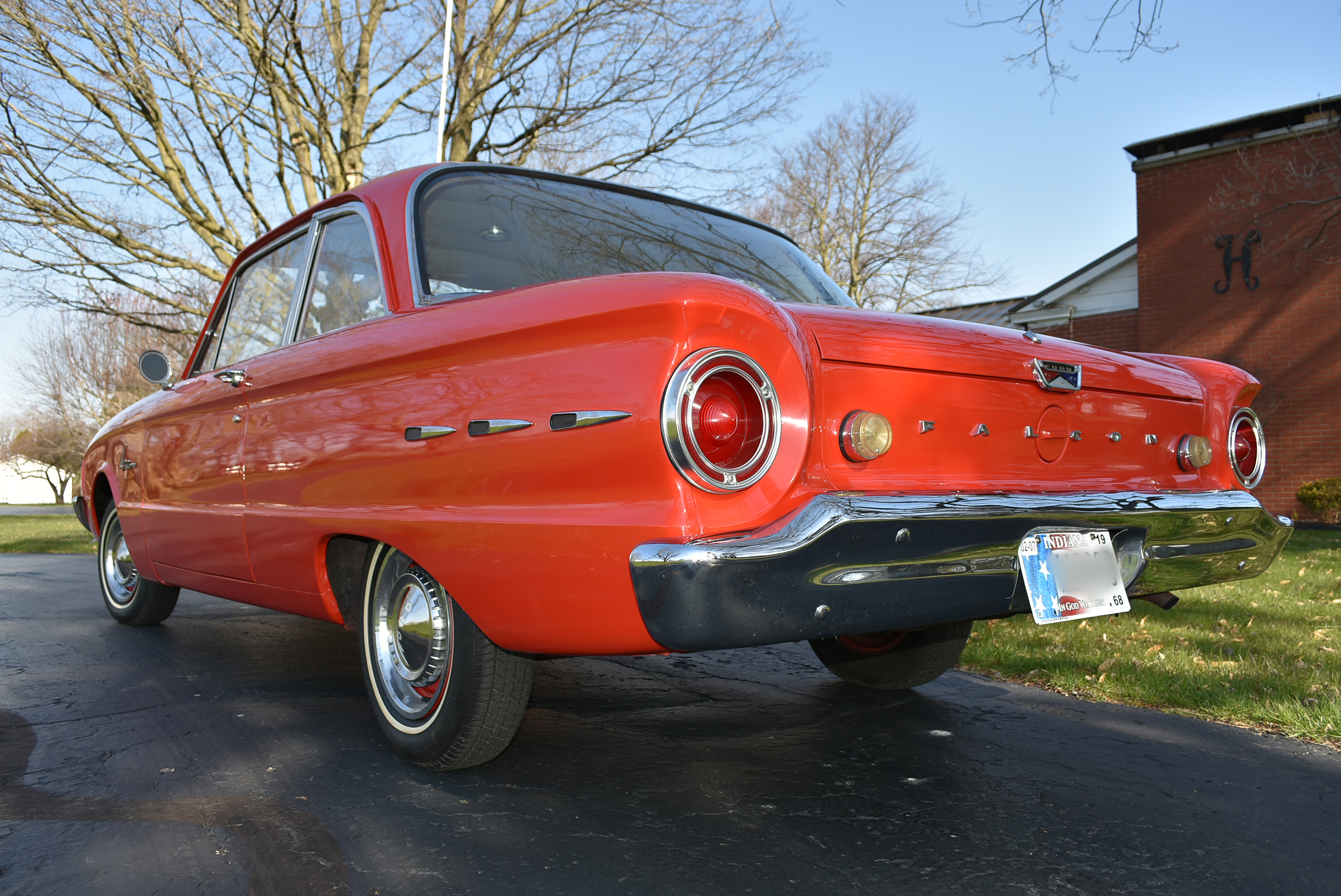 1961 Ford Falcon Futura Sedan in Monte Carlo Red